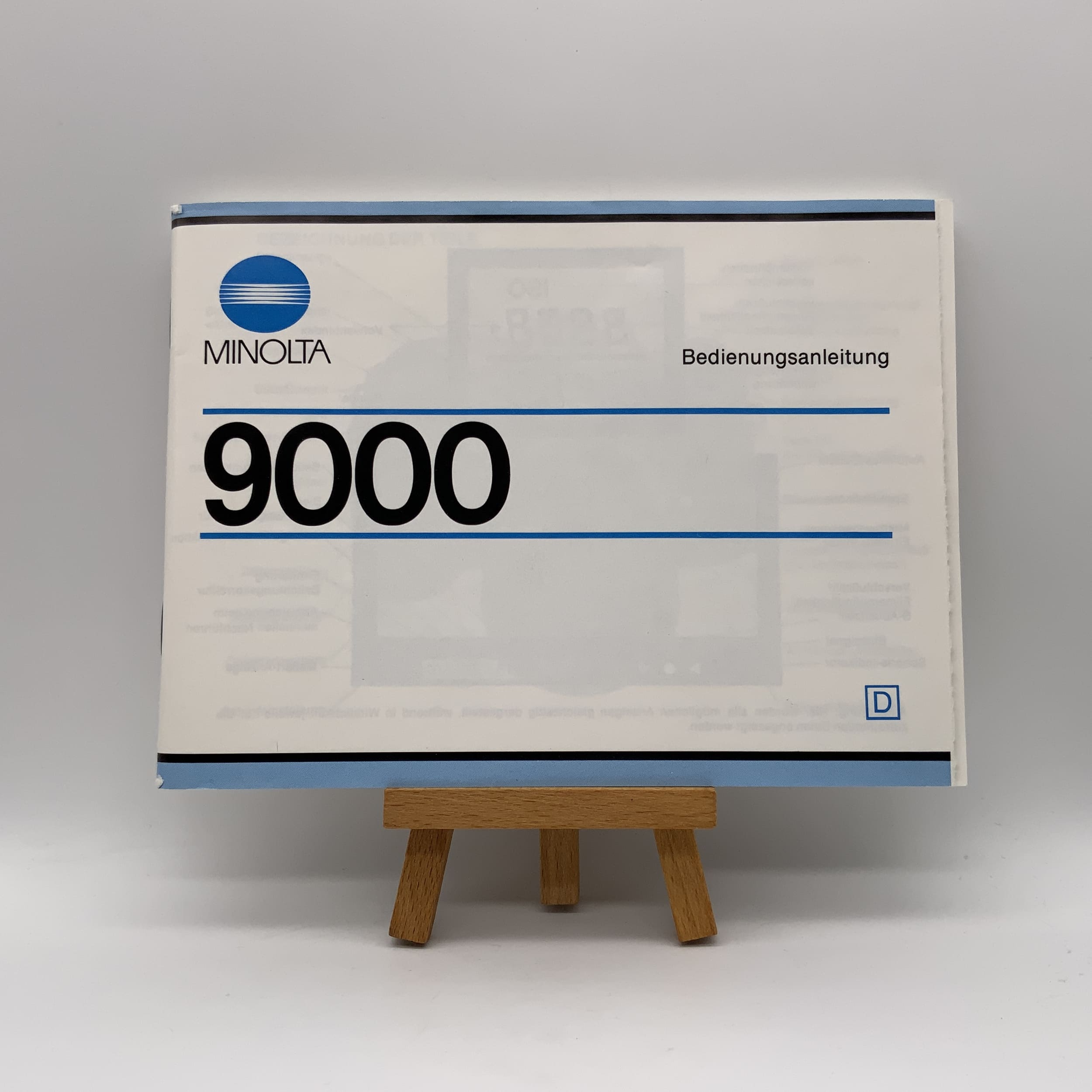 Minolta 9000 Bedienungsanleitung Deutsch Gebrauchsanweisung