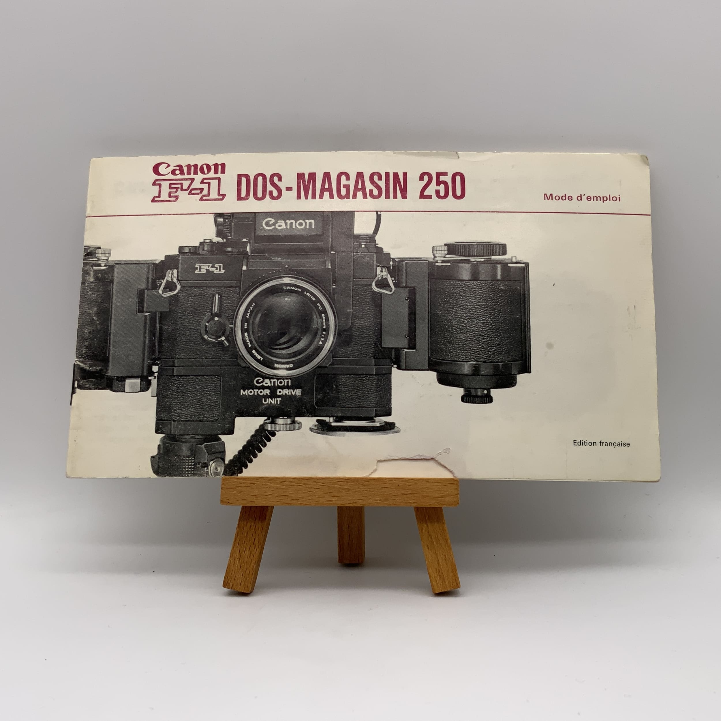 Canon F-1 DOS-Magasin 250 Bedienungsanleitung Französisch Gebrauchsanweisung