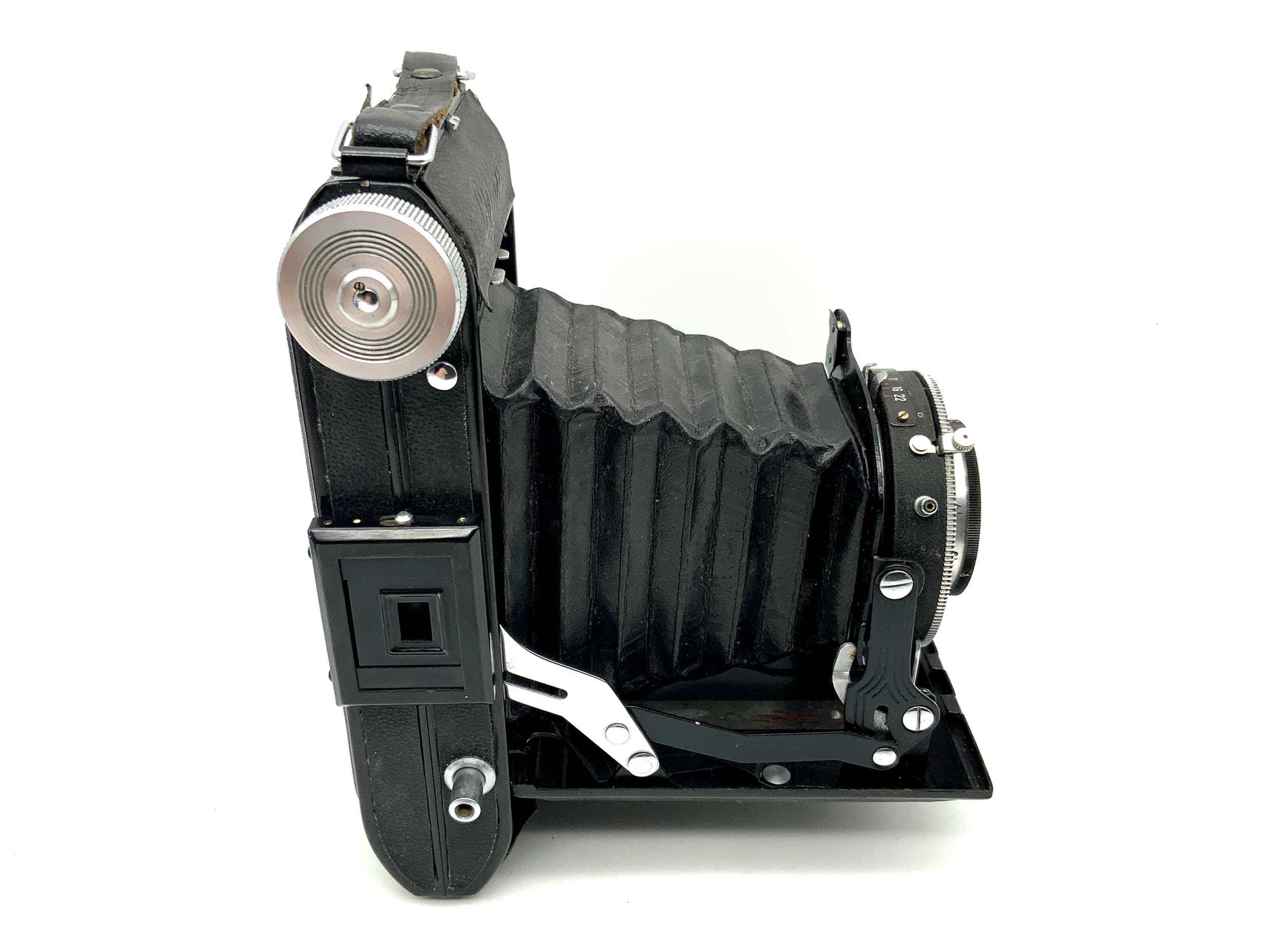 Belca Belfoca Klappkamera mit Feinmess Dresden Bonotar 1:4,5 f=10,5cm Tempor