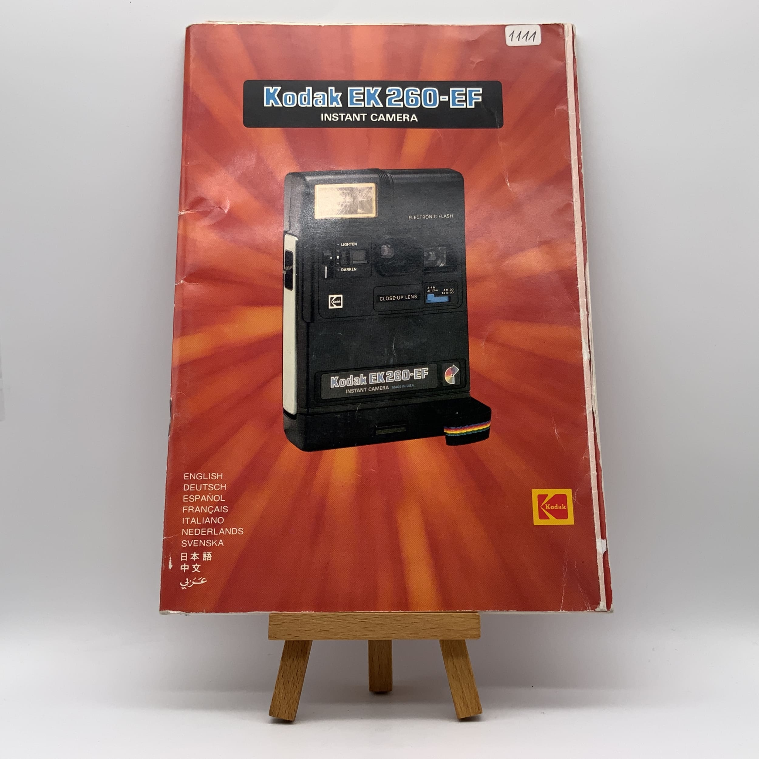 Kodak EK 260-EF Instant Camera Bedienungsanleitung Deutsch Gebrauchsanweisung