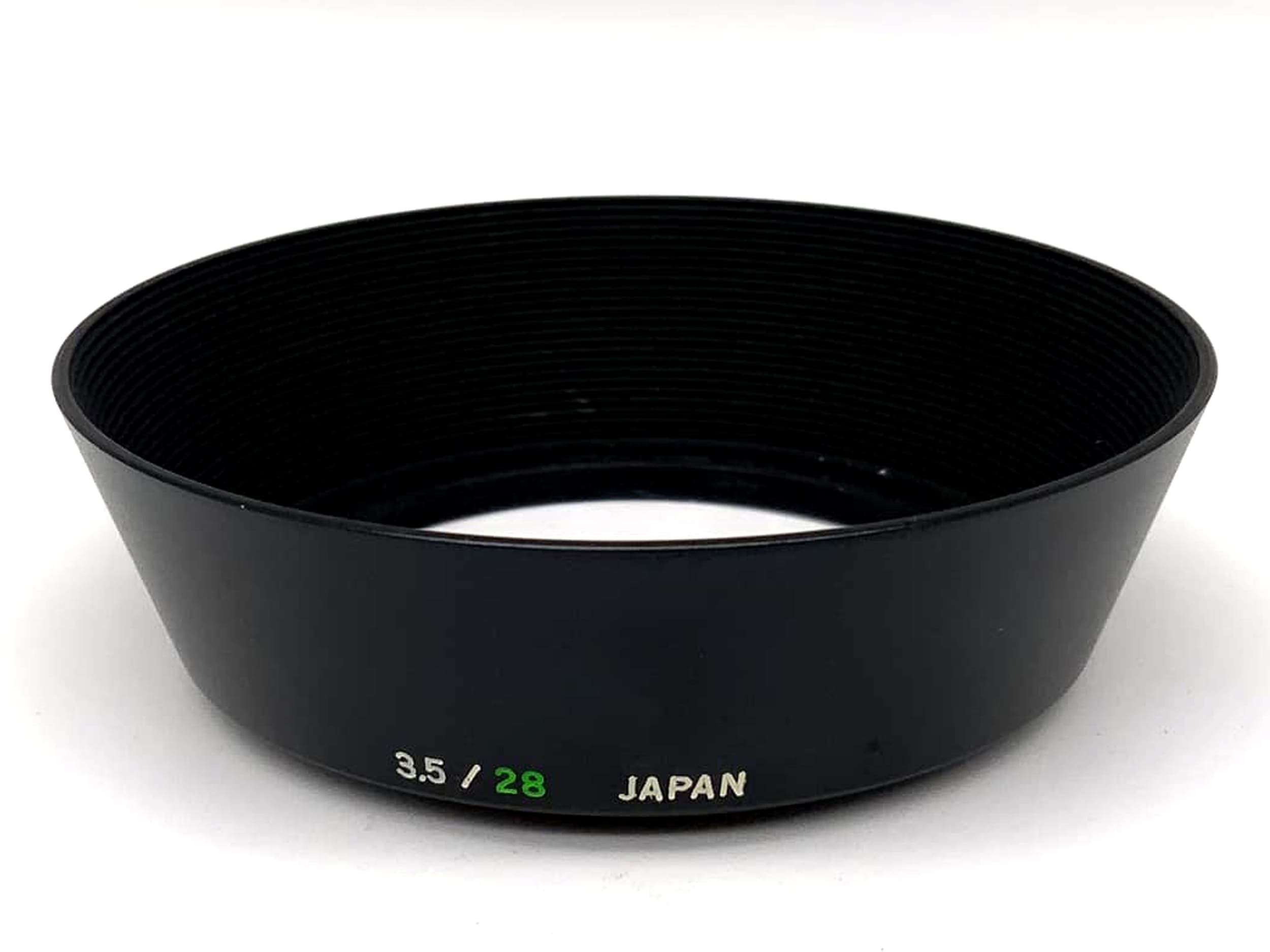 Olympus 3.5/28 Gegenlichtblende 49mm Metall lenshood Sonnenblende