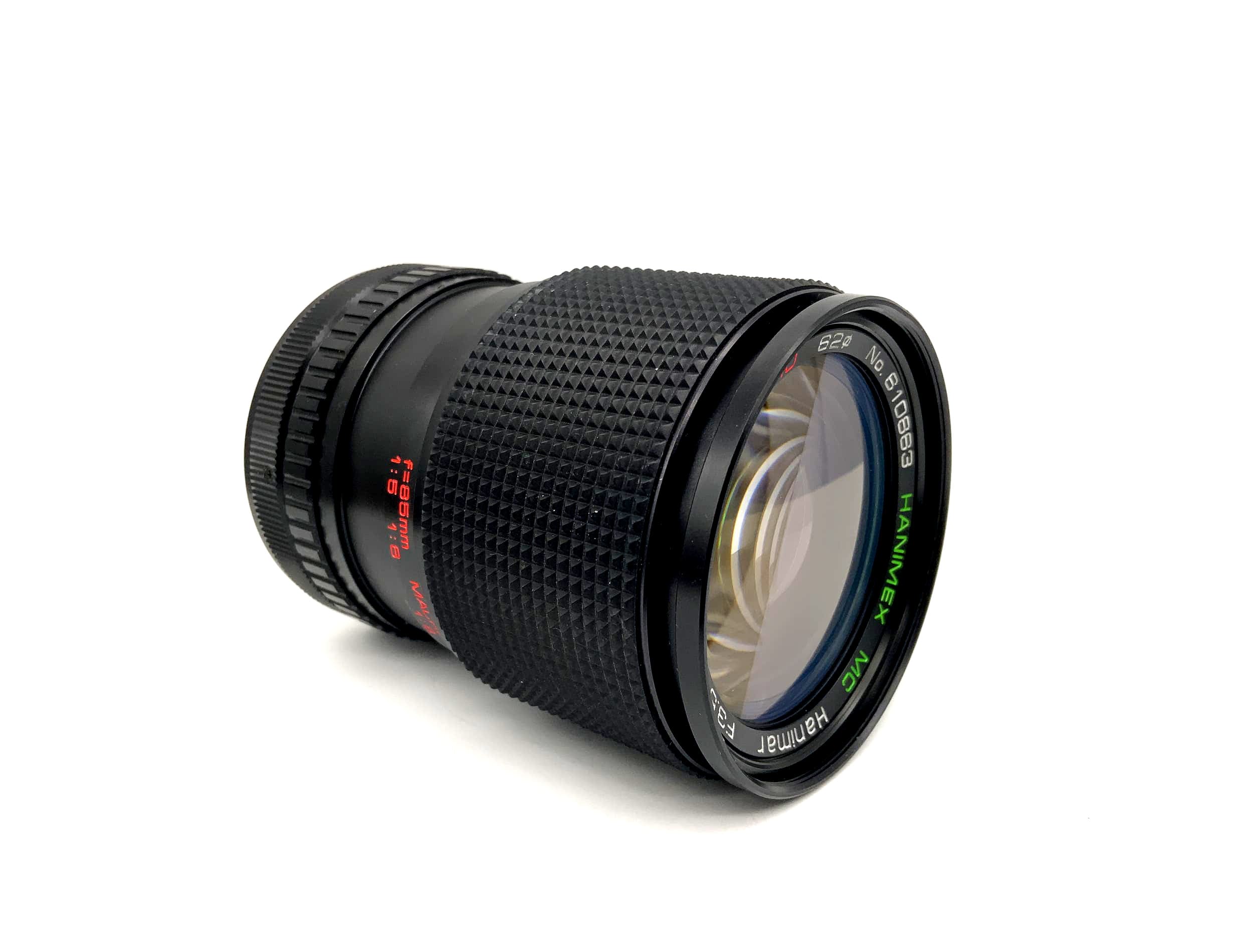 Hanimex 28-85mm 1:3.5-4.5 Objektiv Macro MC Hanimar Kamera Lens (Canon FD)