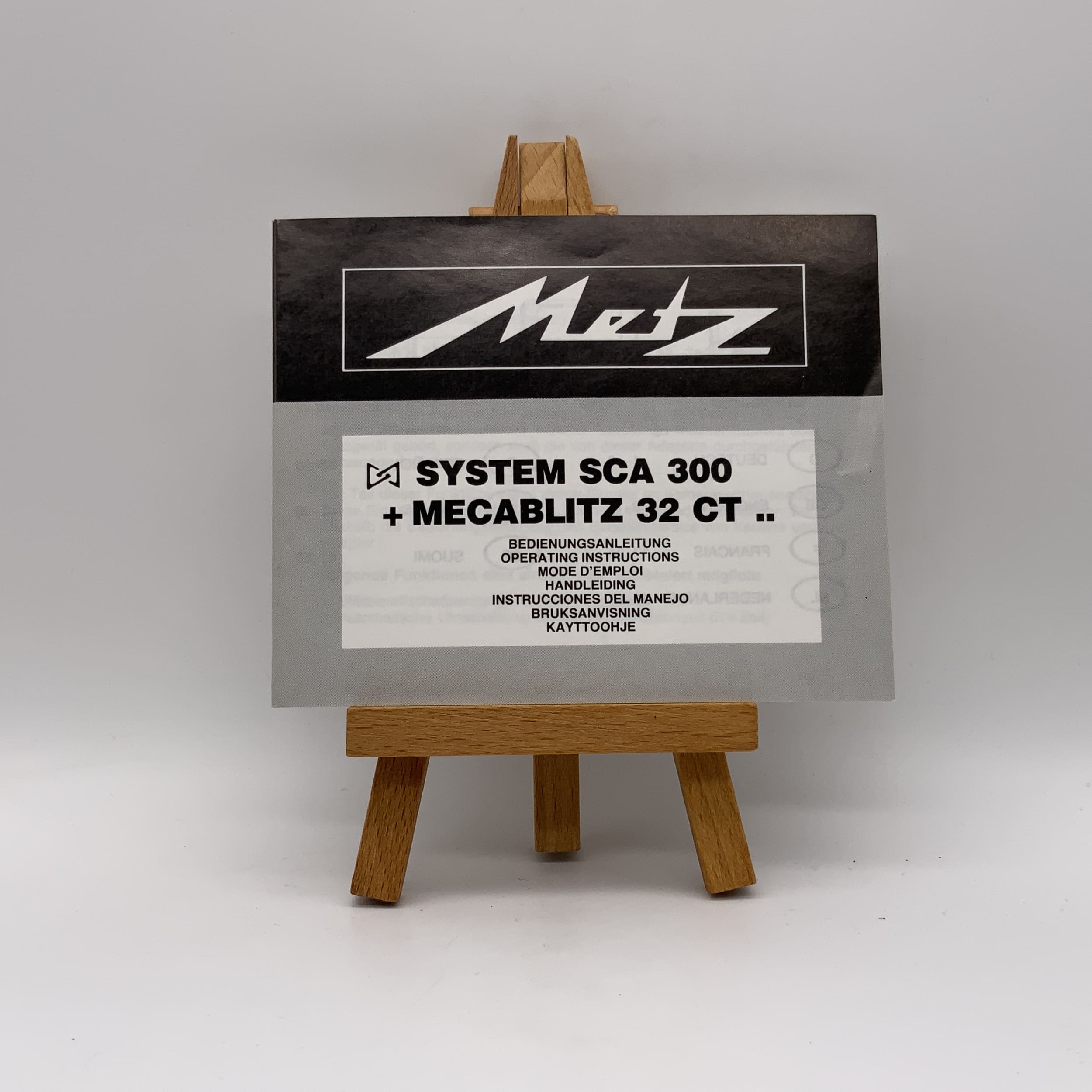 Metz System SCA 300 + Mecablitz 32 CT Bedienungsanleitung Deutsch