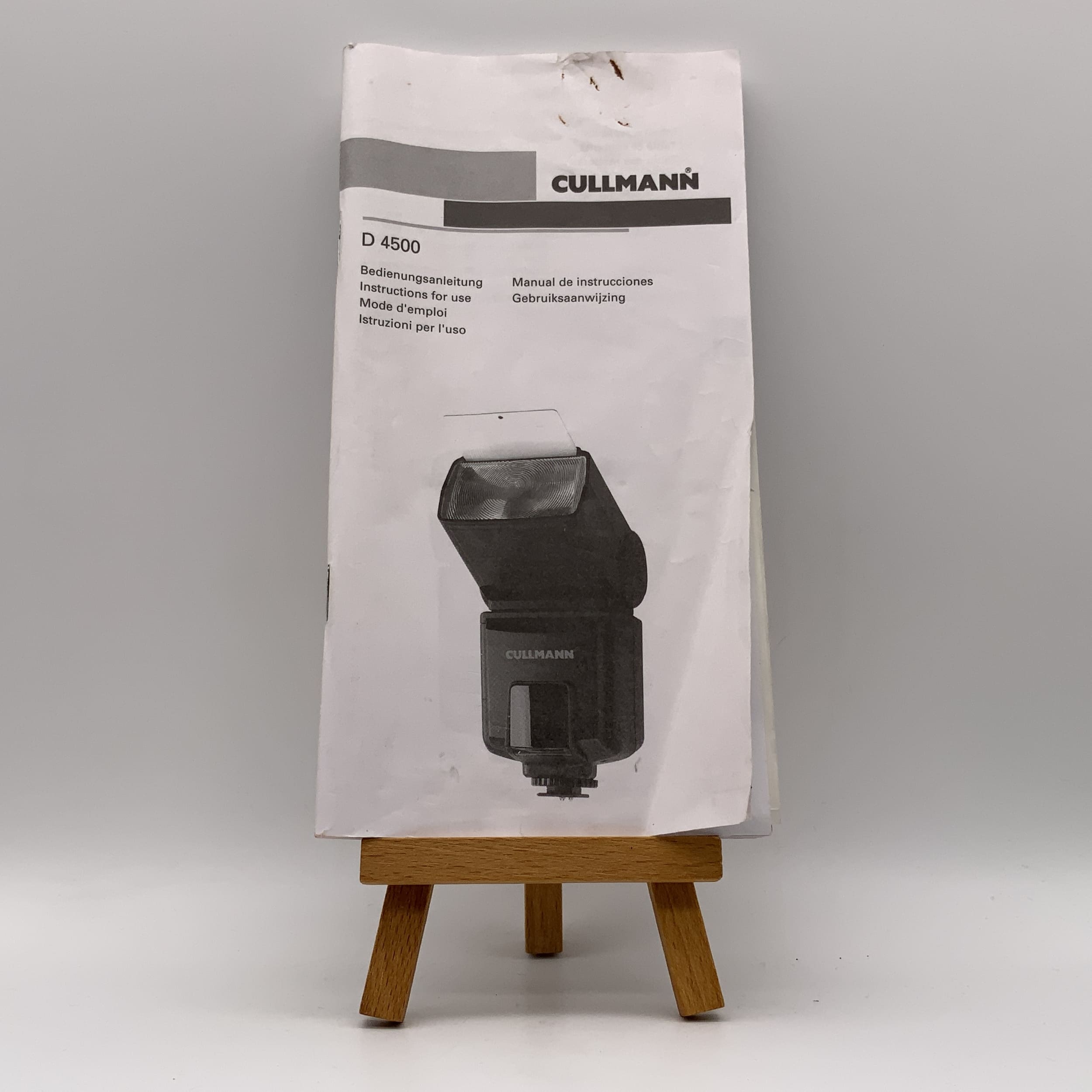 Cullmann D4500 Blitz Flash Bedienungsanleitung Deutsch Gebrauchsanweisung