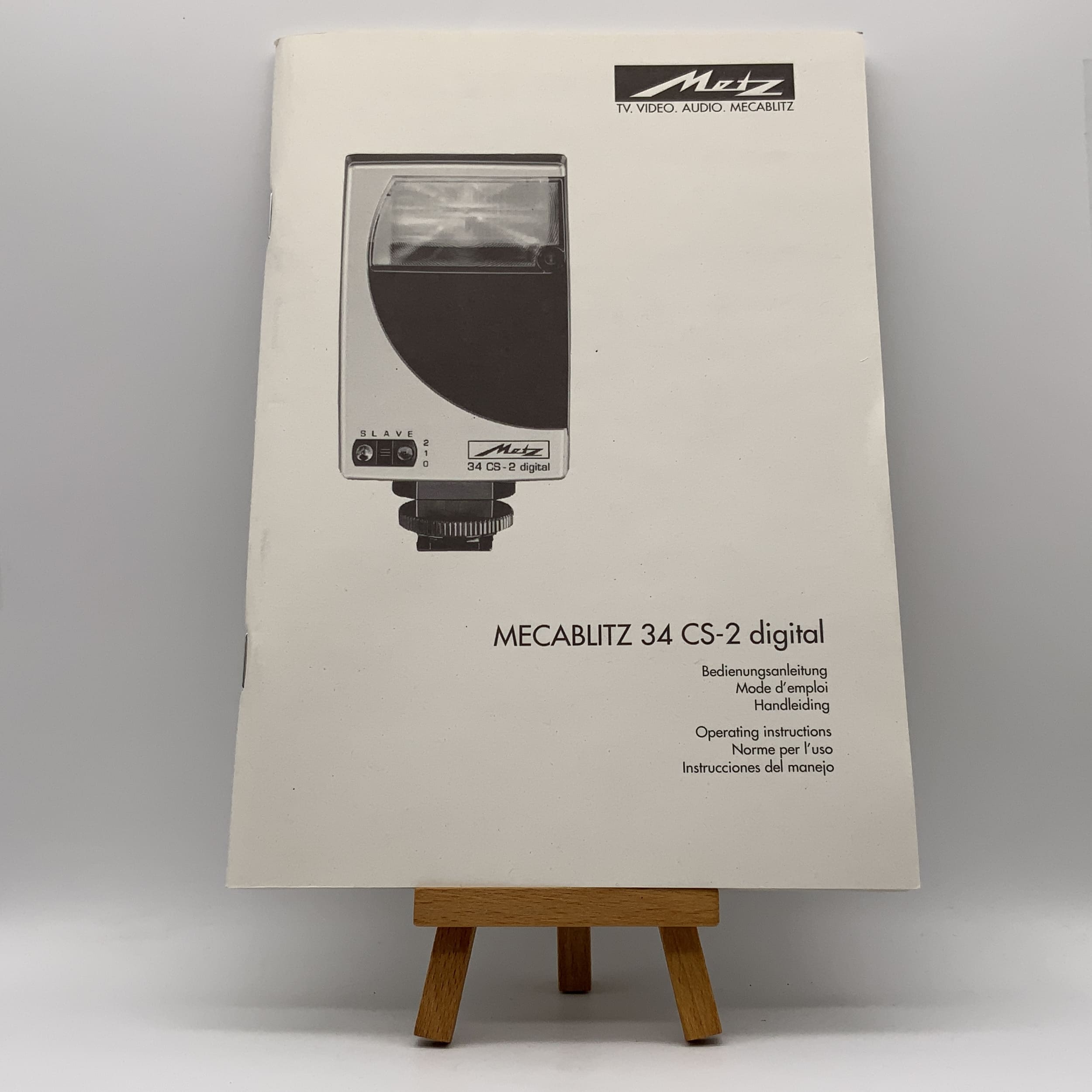 Metz Mecablitz 34 CS-2 digital Bedienungsanleitung Deutsch Gebrauchsanweisung