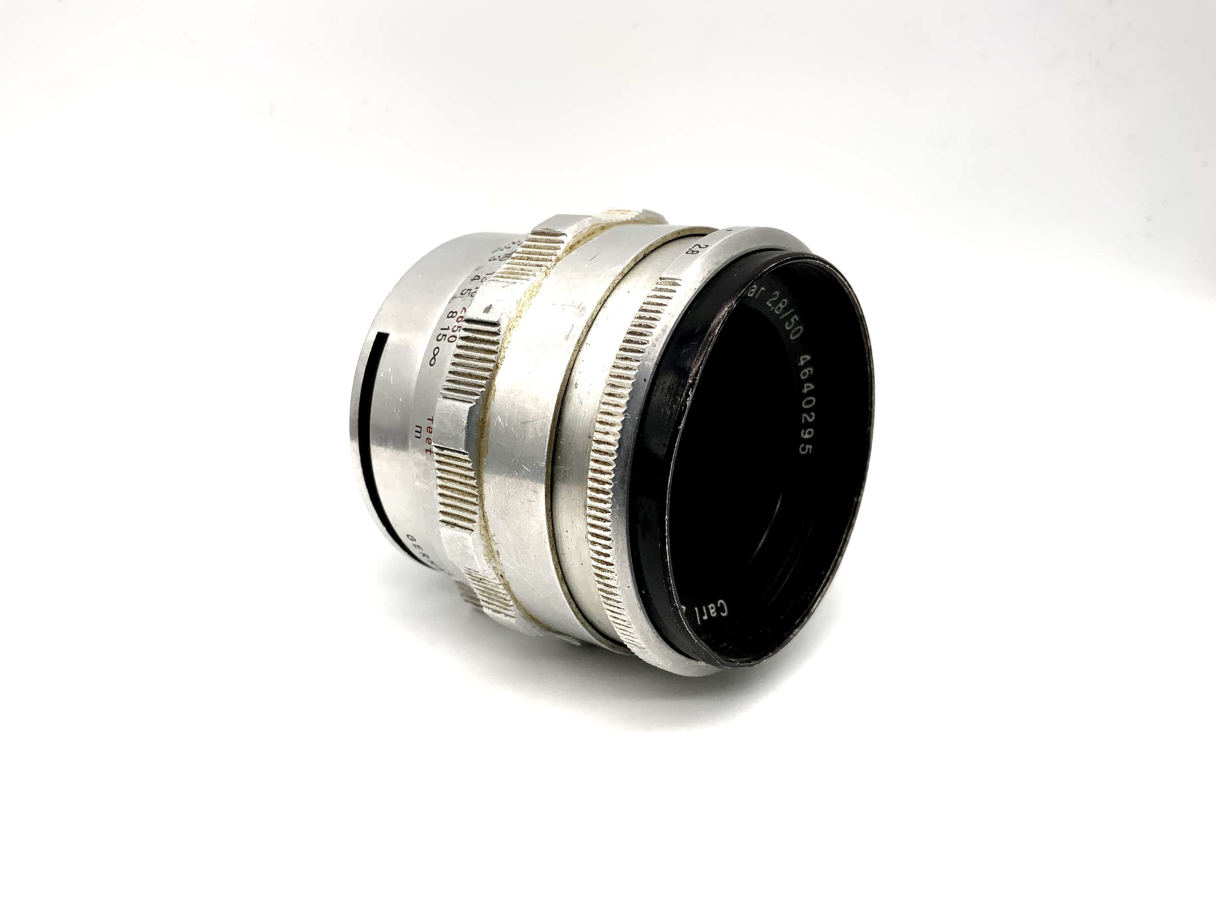 Carl Zeiss 50mm 1:2.8 Objektiv Tessar Kamera Lens (Exa)