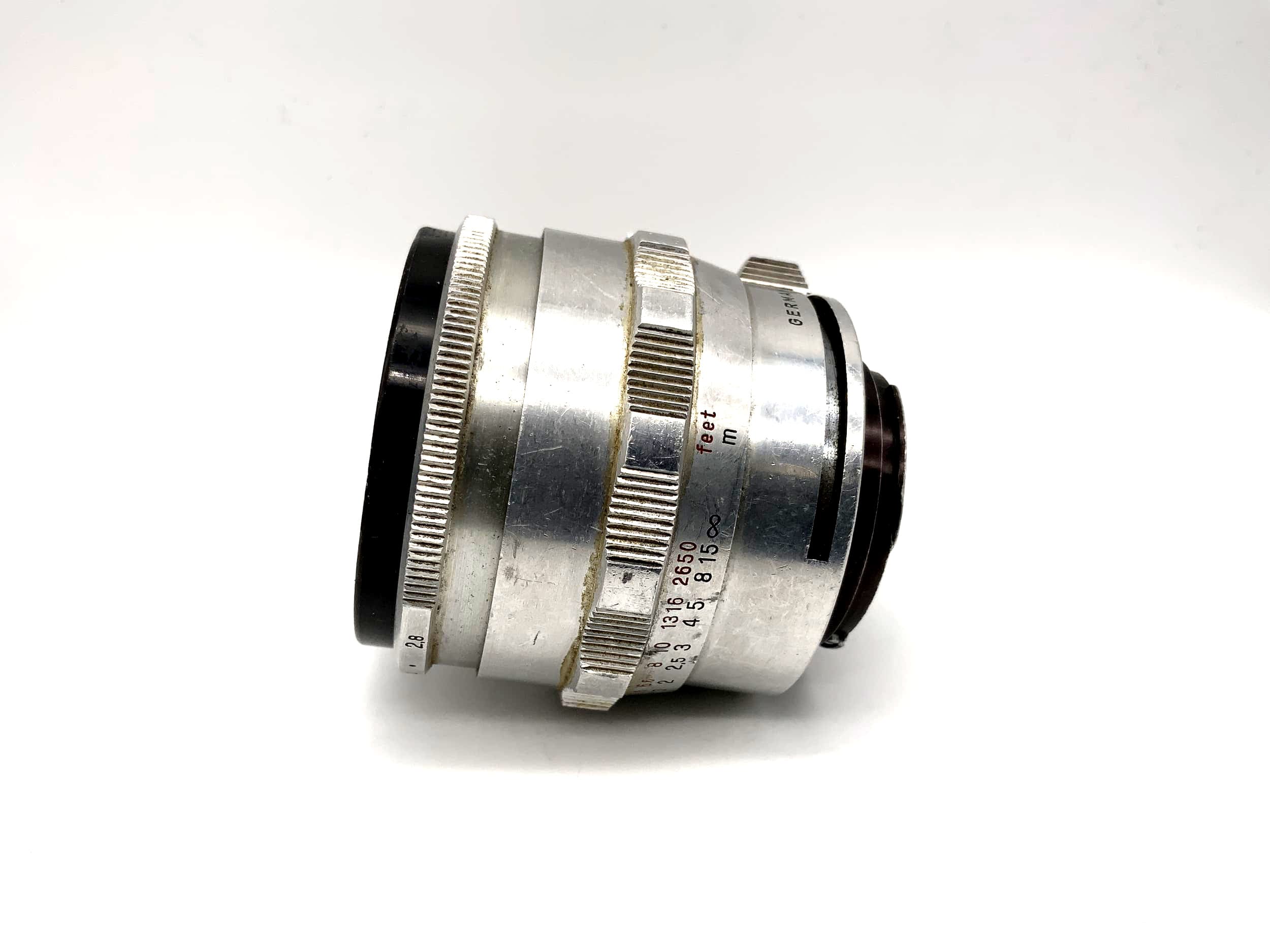 Carl Zeiss 50mm 1:2.8 Objektiv Tessar Kamera Lens (Exa)