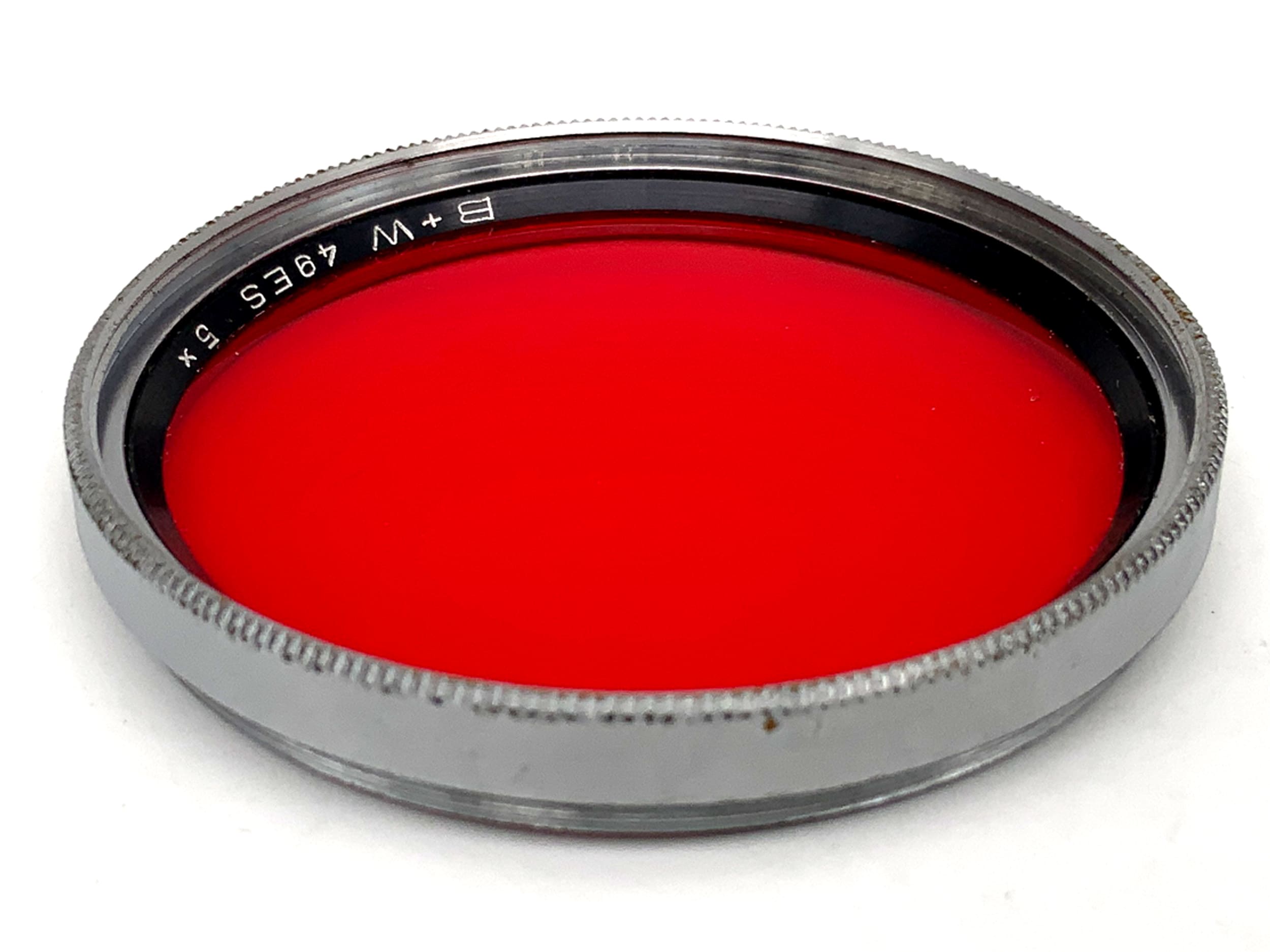 B+W Farbfilter rot/red 49ES 5x Filter 49mm Kreisförmig Filtergewinde