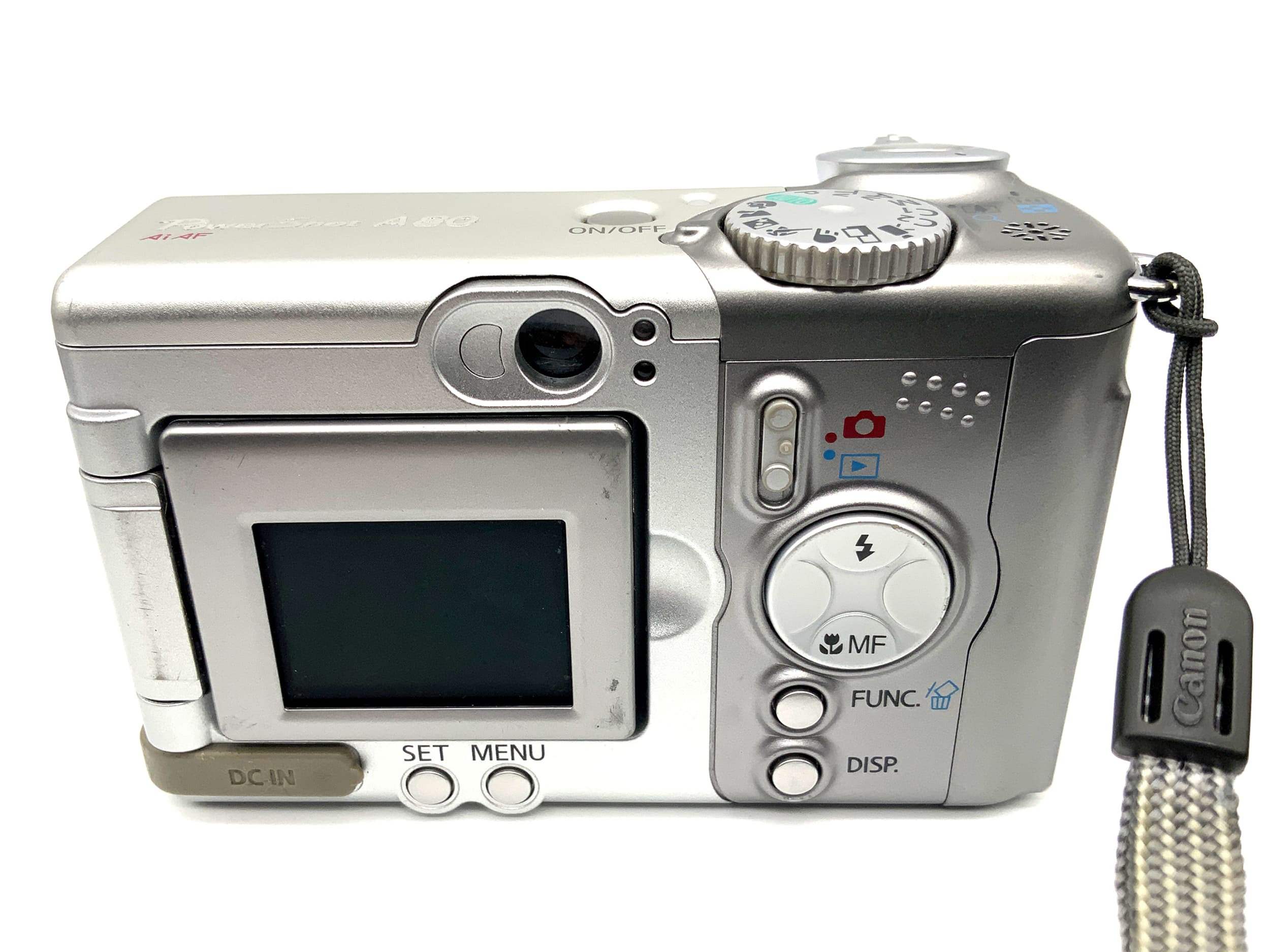 Canon PowerShot A80 Digitale Kompaktkamera mit 7.8-23.4mm 1:2,8-4,9 4MP