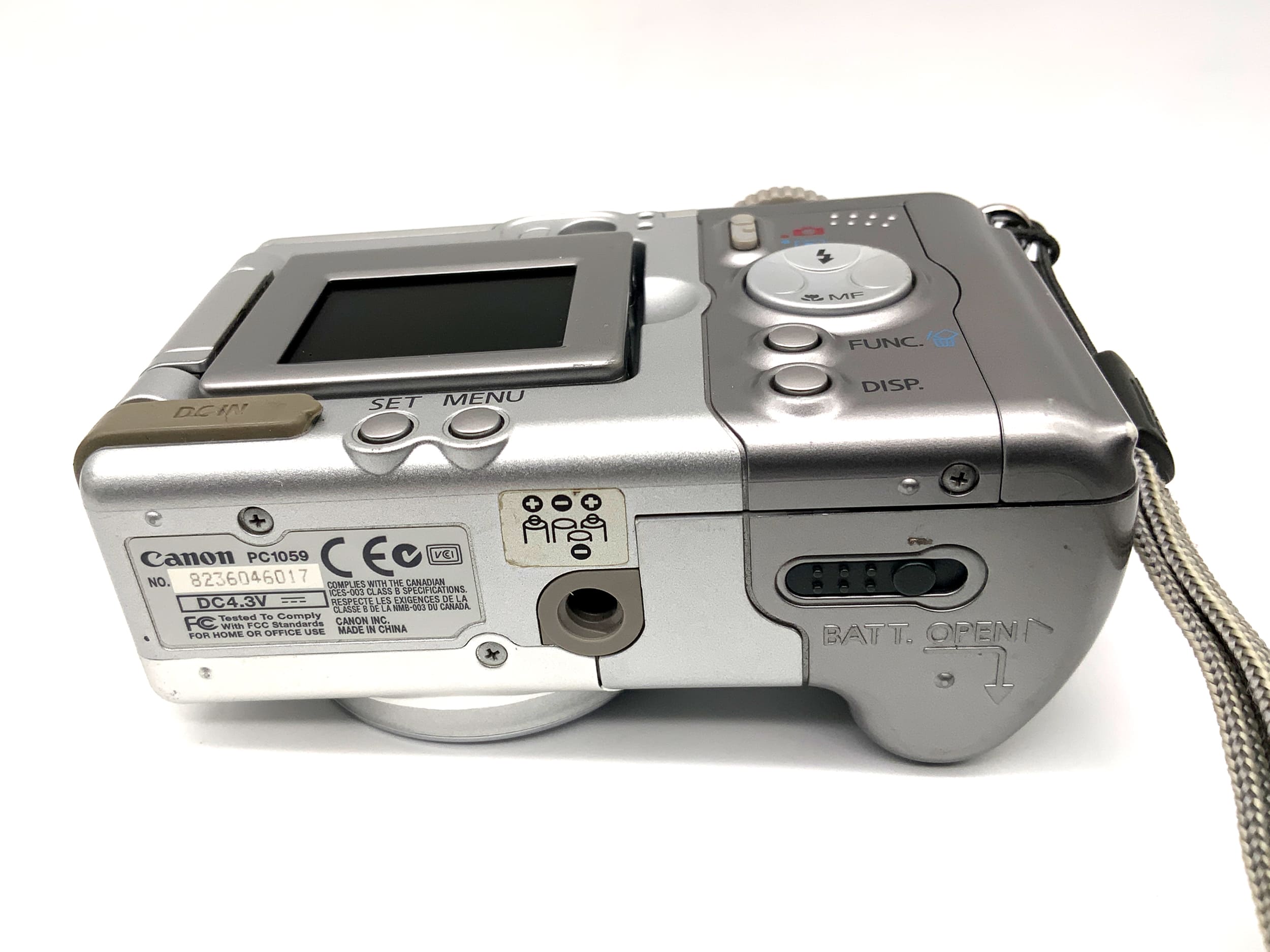 Canon PowerShot A80 Digitale Kompaktkamera mit 7.8-23.4mm 1:2,8-4,9 4MP