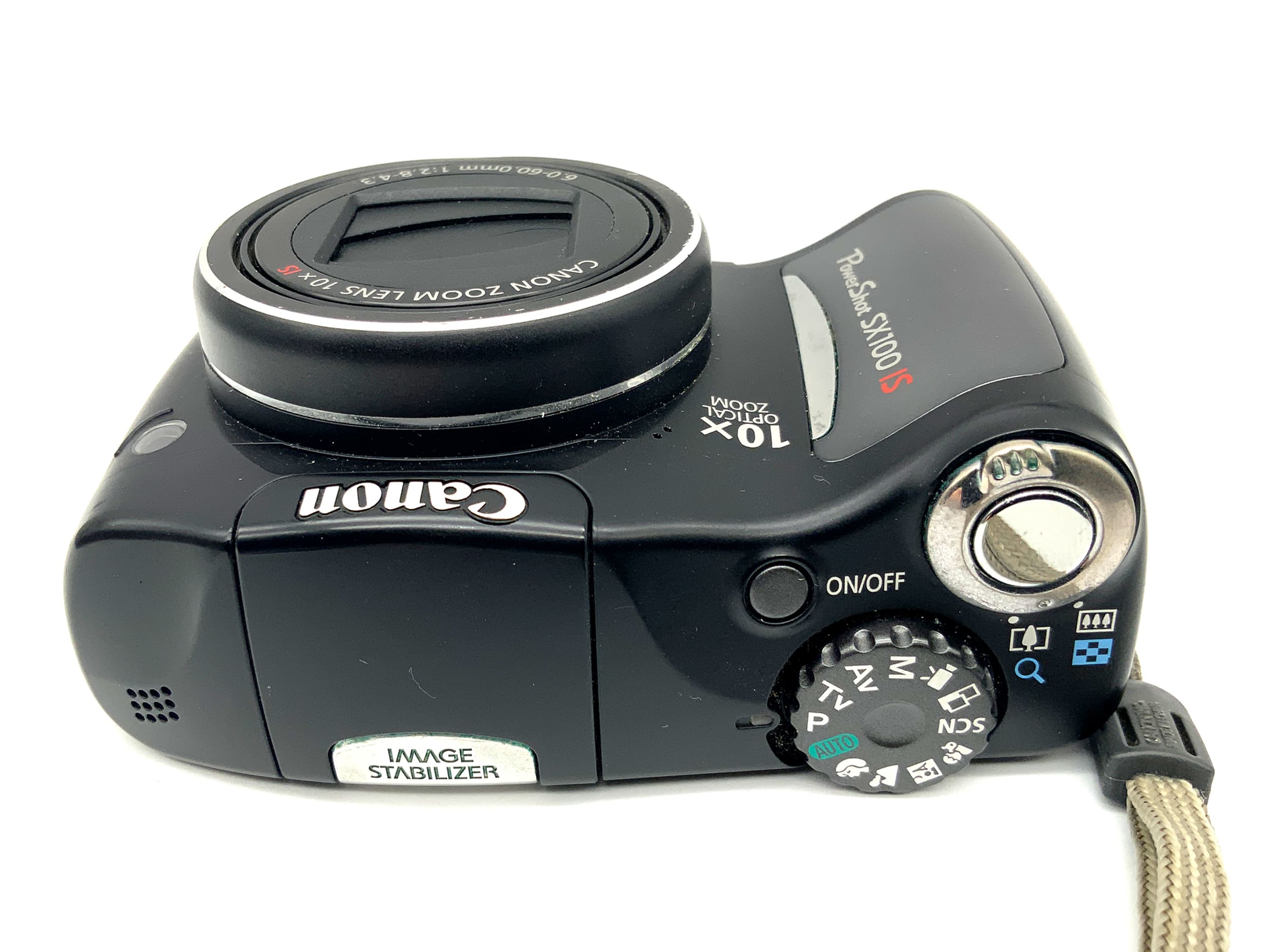 Canon PowerShot SX100 IS Digitale Kompaktkamera mit 6-60mm 1:2,8-4,3 8MP