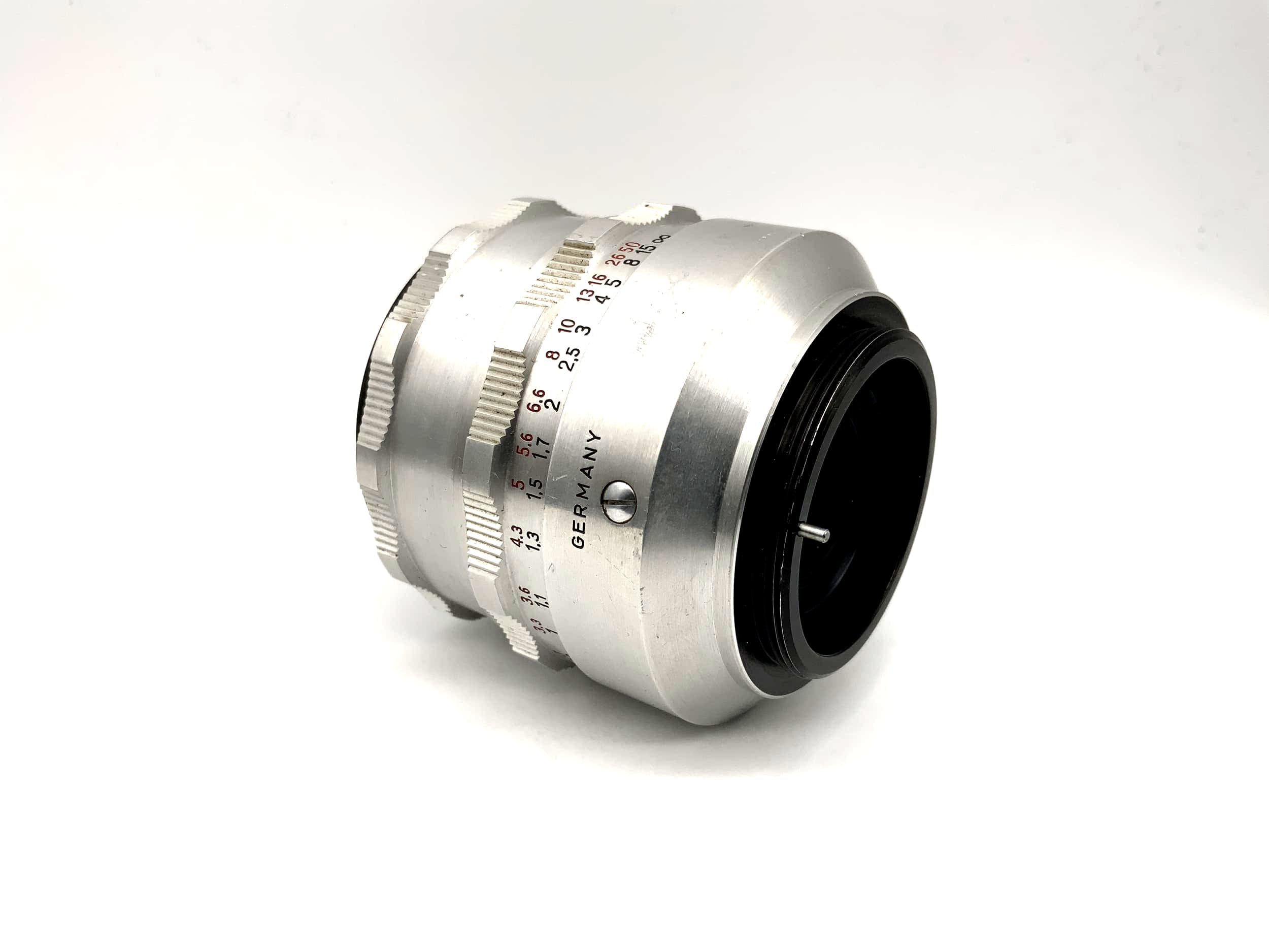 Carl Zeiss 50mm 1:2.8 Objektiv Tessar Kamera Lens (M42) Blende!