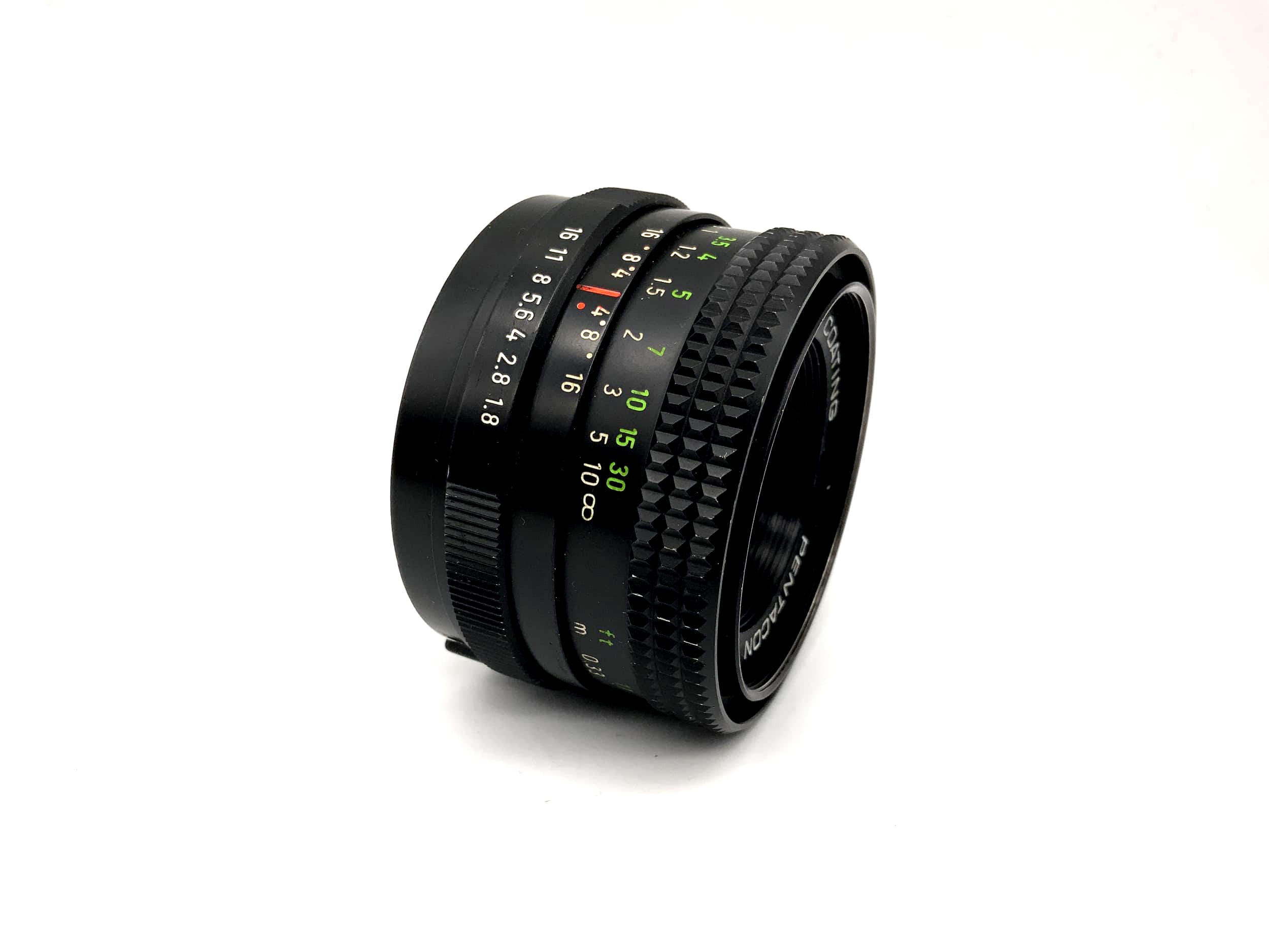 Pentacon 50mm 1:1.8 Objektiv auto MC Kamera Lens (M42) Blende!