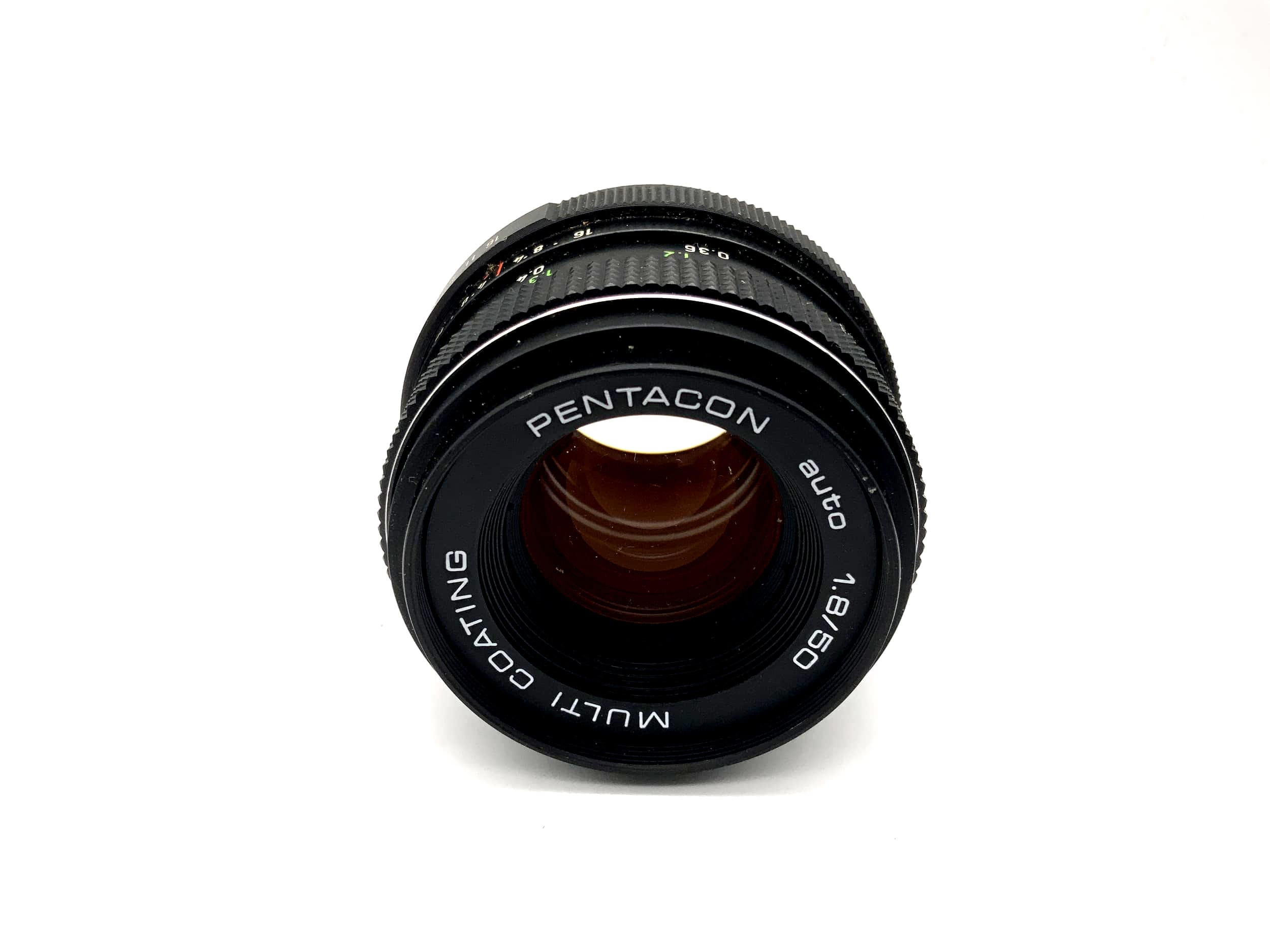 Pentacon 50mm 1:1.8 Objektiv aka Meyer Optik Görlitz Oreston Lens (M42) Blende!