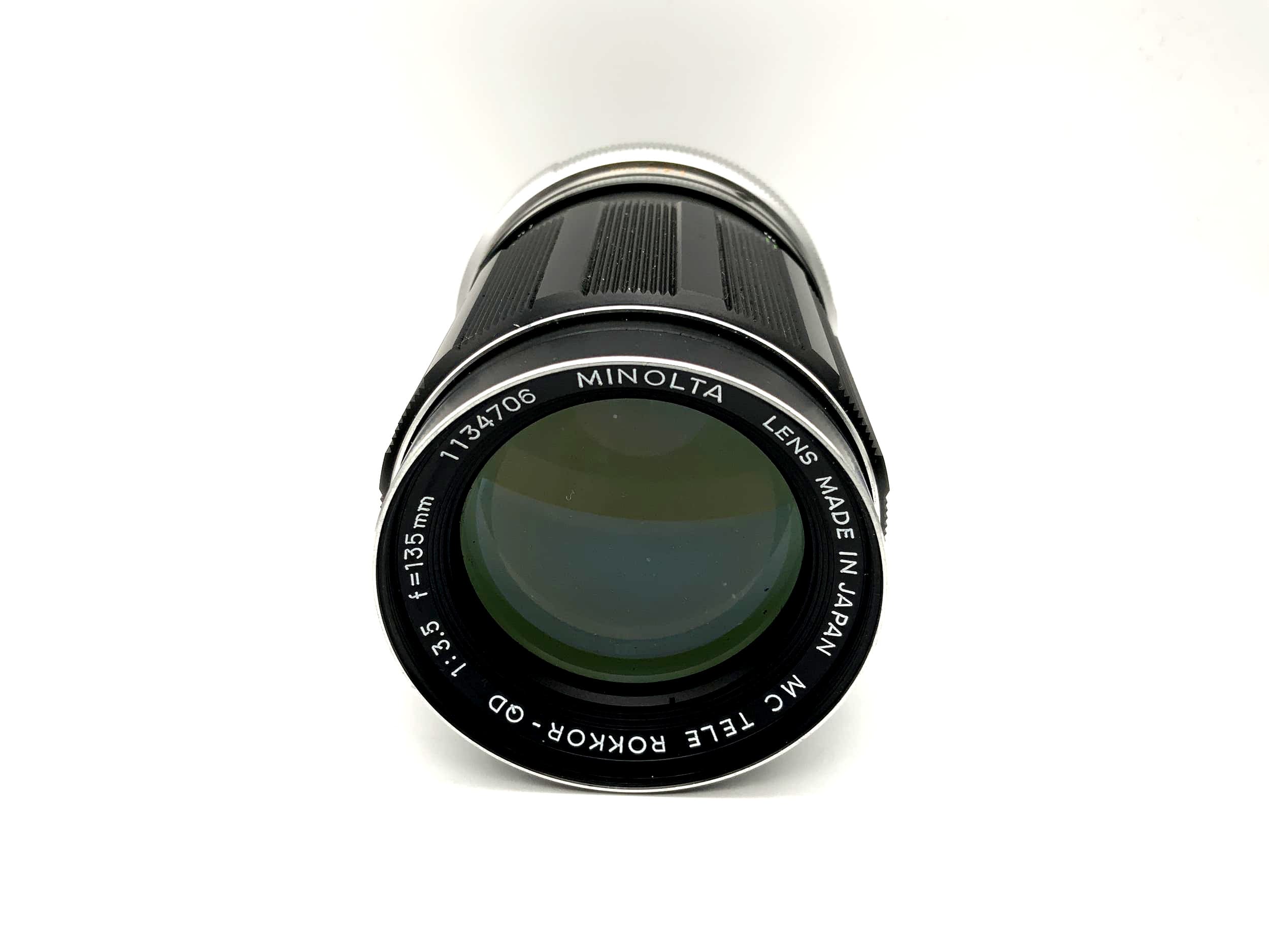 Minolta 135mm 1:3.5 Objektiv MC Tele Rokkor-QD Kamera Lens (Minolta MD) Blende!