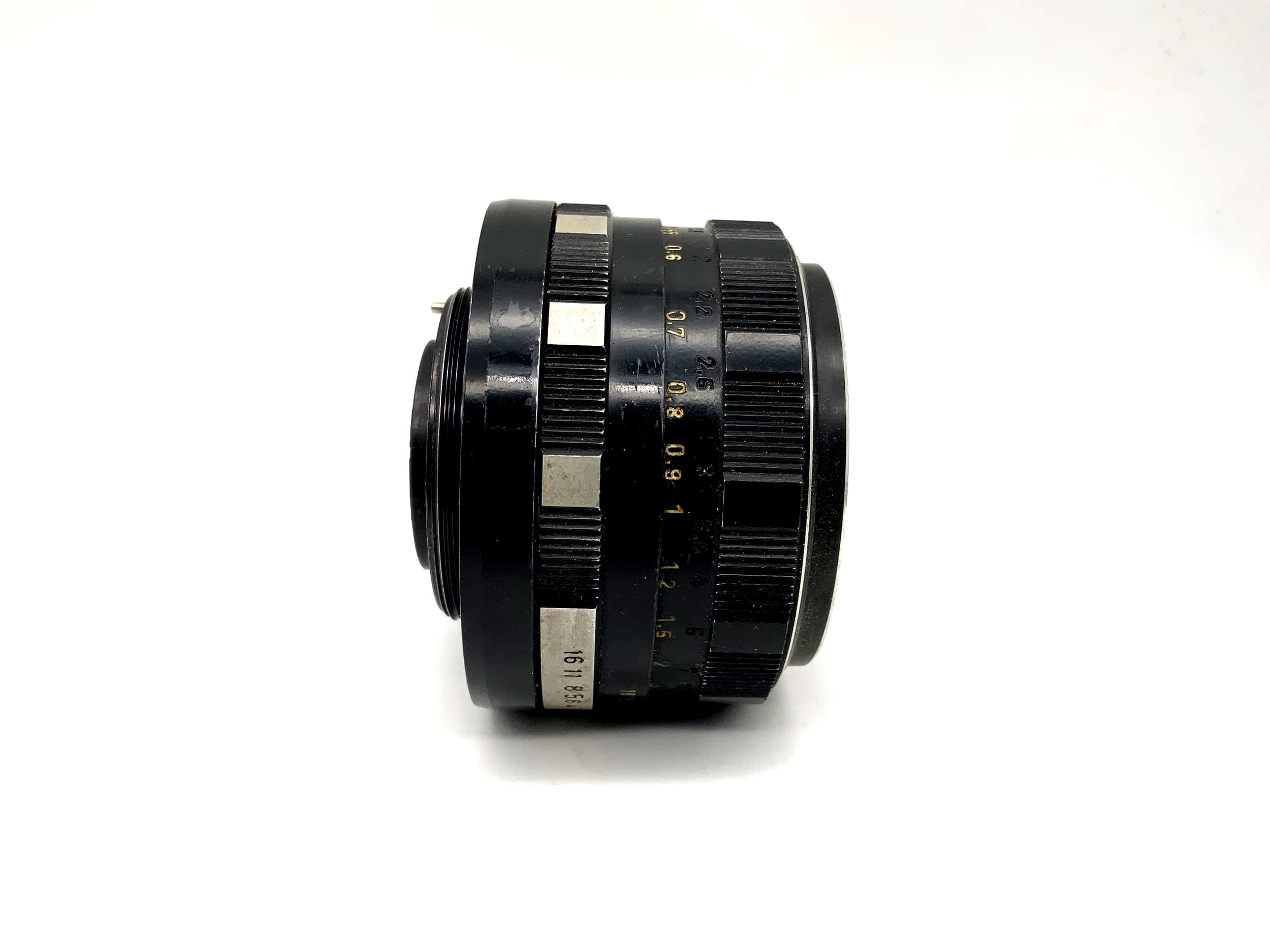 Pentacon 50mm 1:1.8 Objektiv electric Kamera Lens (M42) Blende!