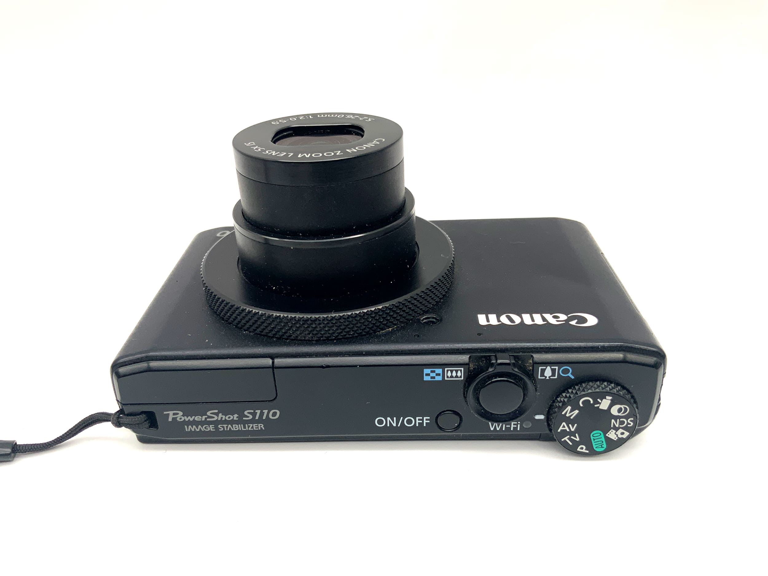 Canon PowerShot S110 Digitale Kompaktkamera mit 5.2-26mm IS !Objektivfehler!