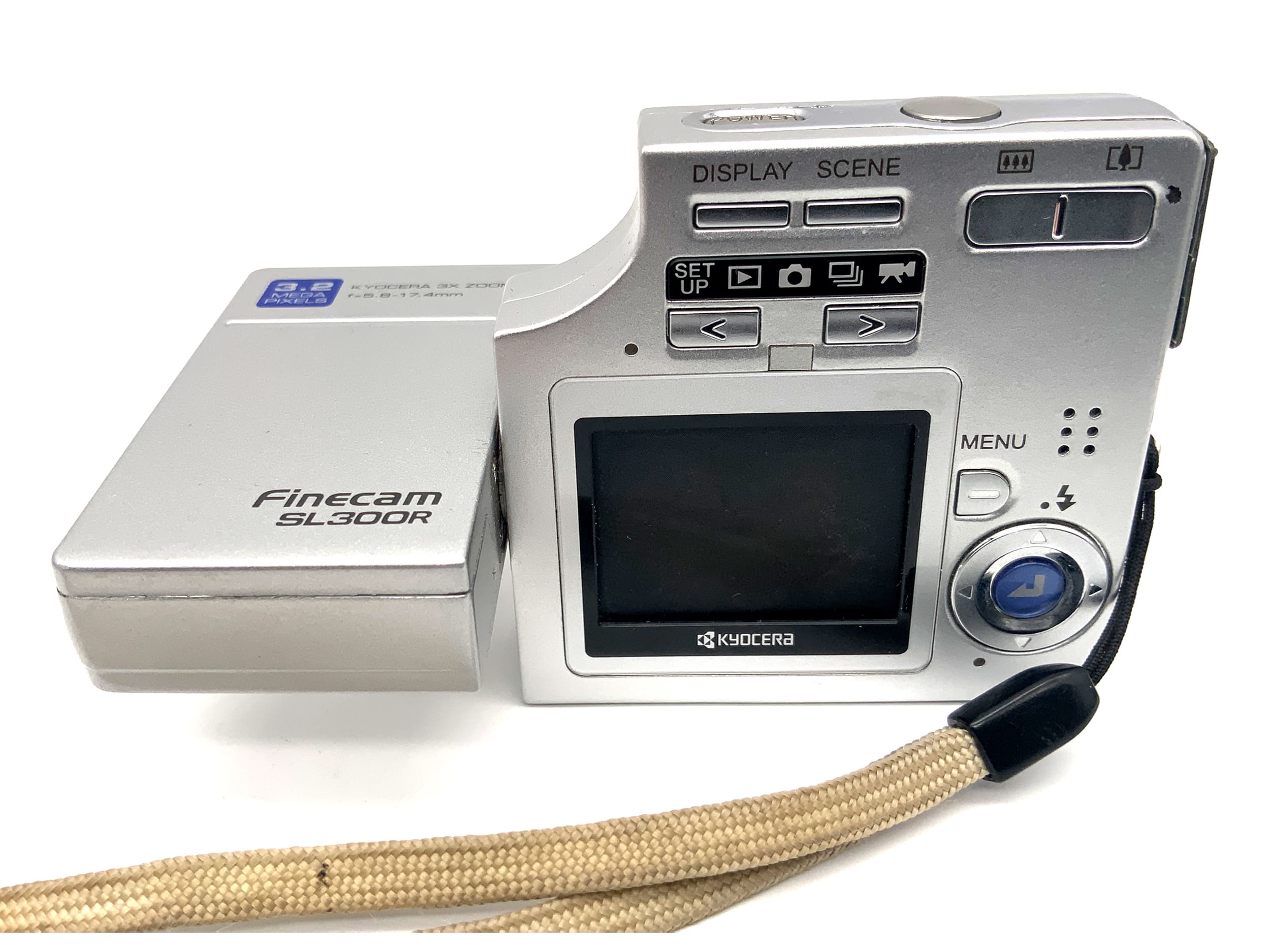 Kyocera Finecam SL300R Digitale Kompaktkamera mit 5.8-17.4mm