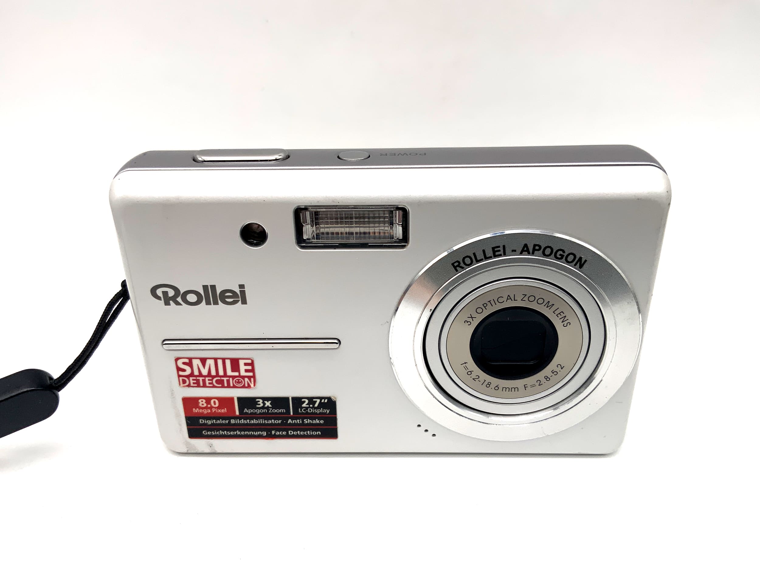 Rollei X-8 Compact Digitale Kompaktkamera mit Apogon 6.2-18.6mm 8MP