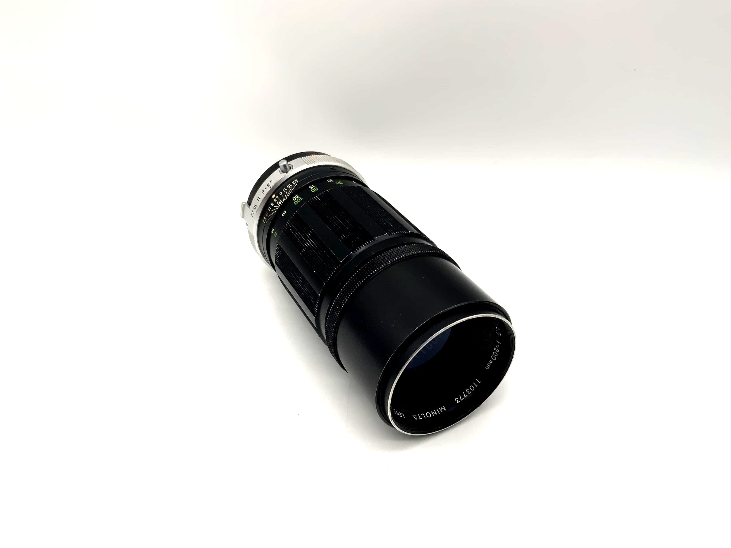 Minolta 200mm 1:4.5 Objektiv MC Tele Rokkor-PE Kamera Camera Lens (Minolta MD)