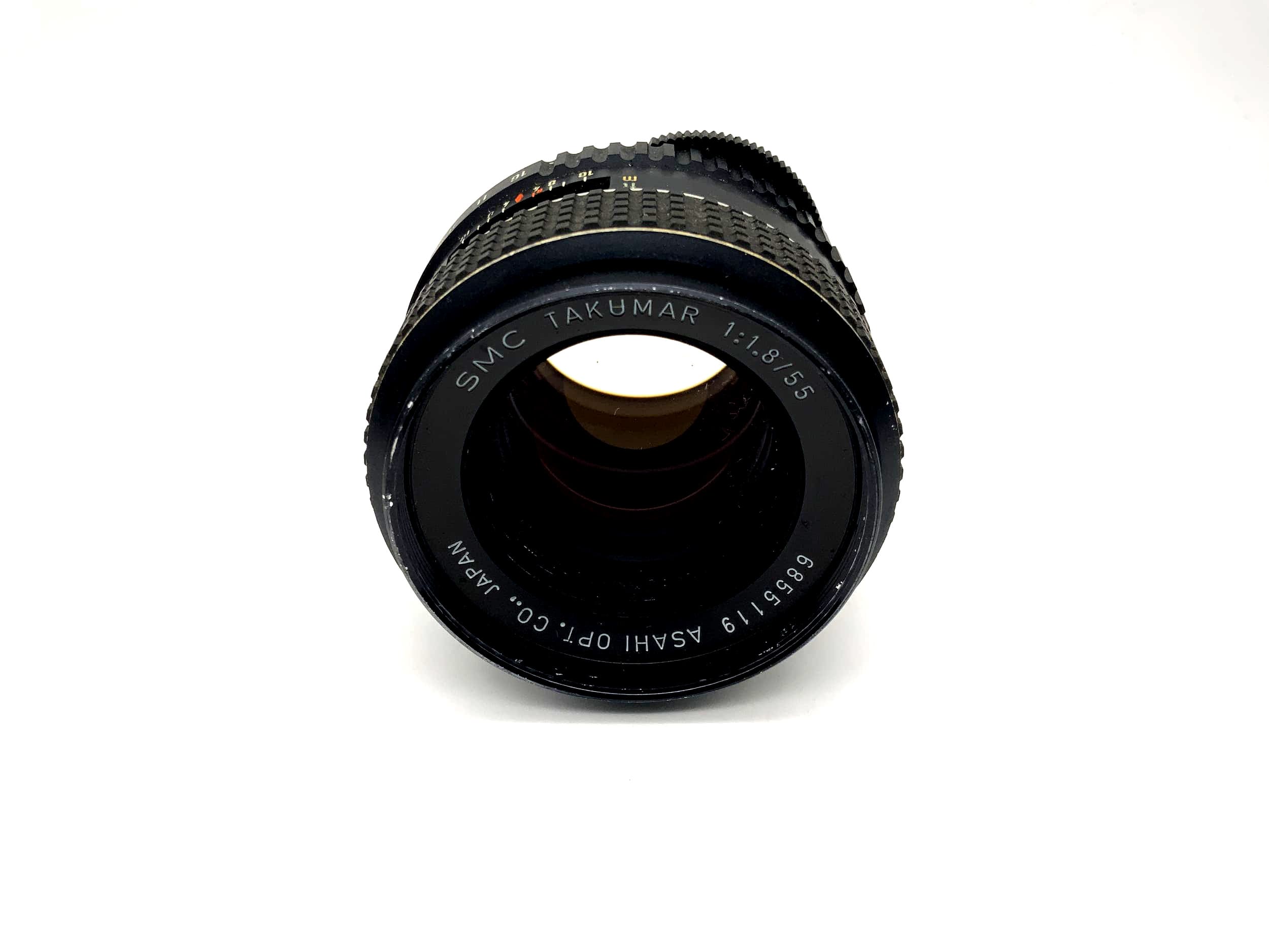 Asahi 55mm 1:1.8 Objektiv Takumar SMC Kamera Lens (M42)