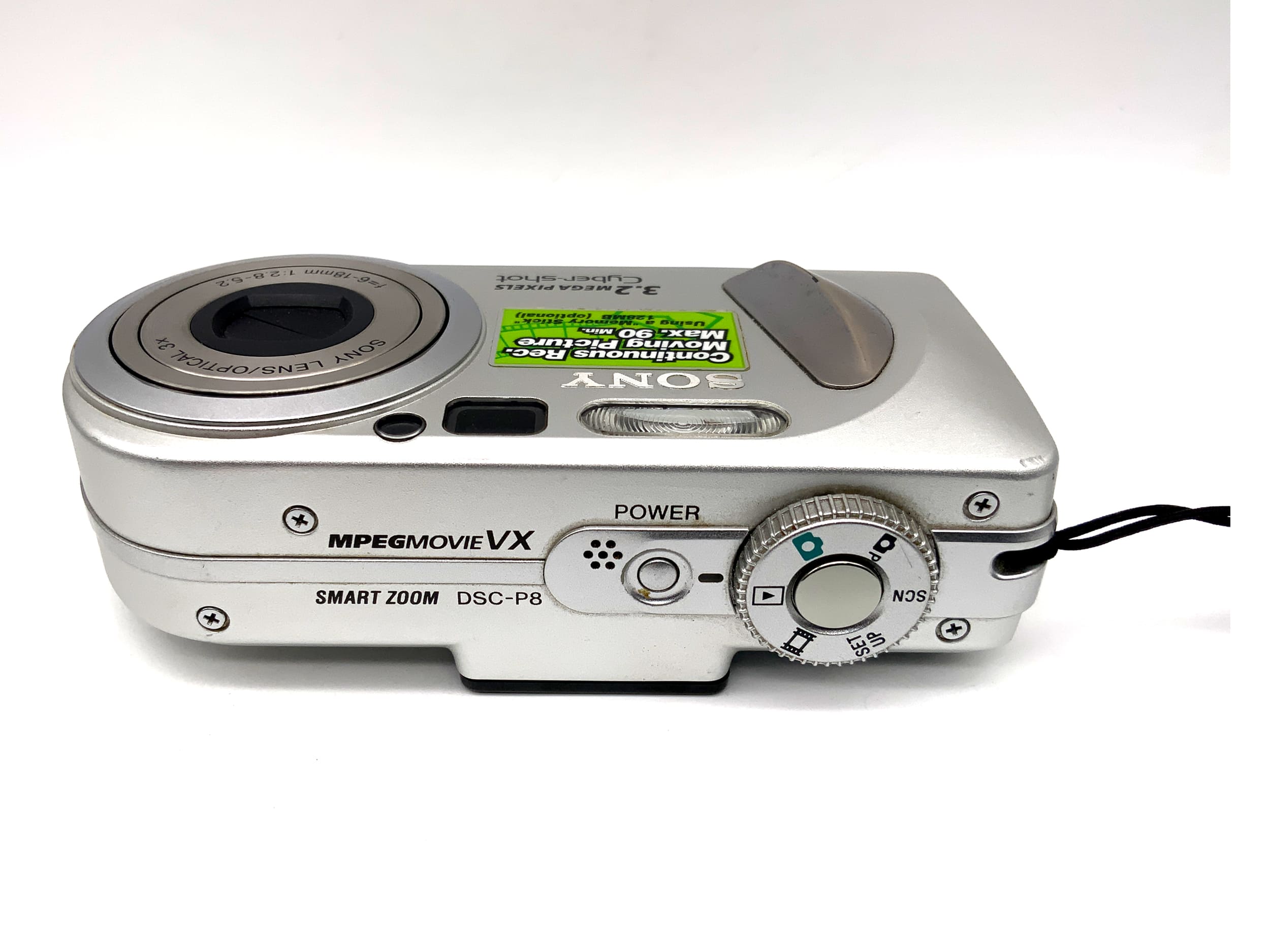 Sony Cyber-Shot DSC-P8 Digitale Kompaktkamera mit 6-18mm 1:2.8-5.2