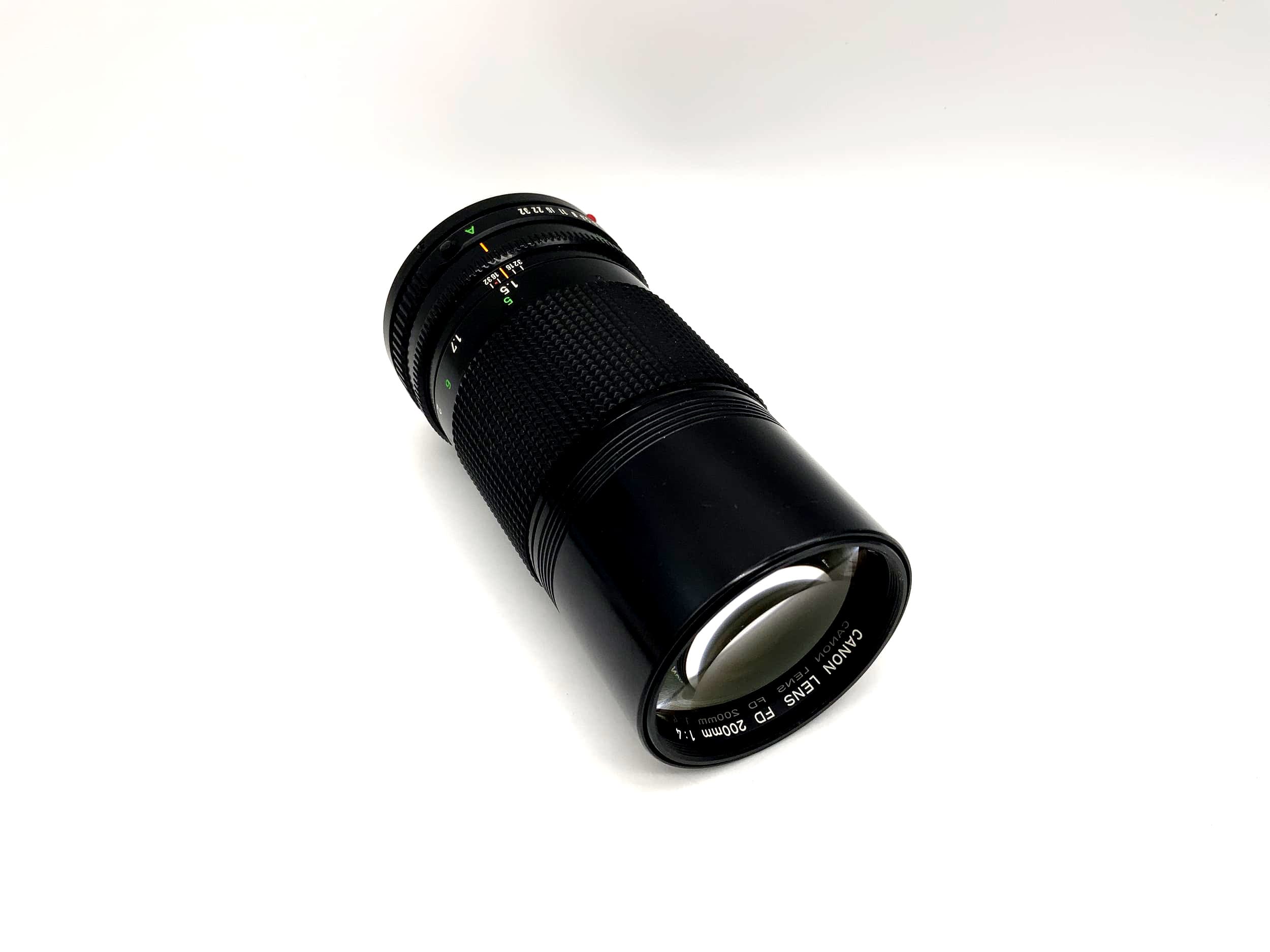 Canon 200mm 1:4 Objektiv Kamera Camera Lens (Canon FD)