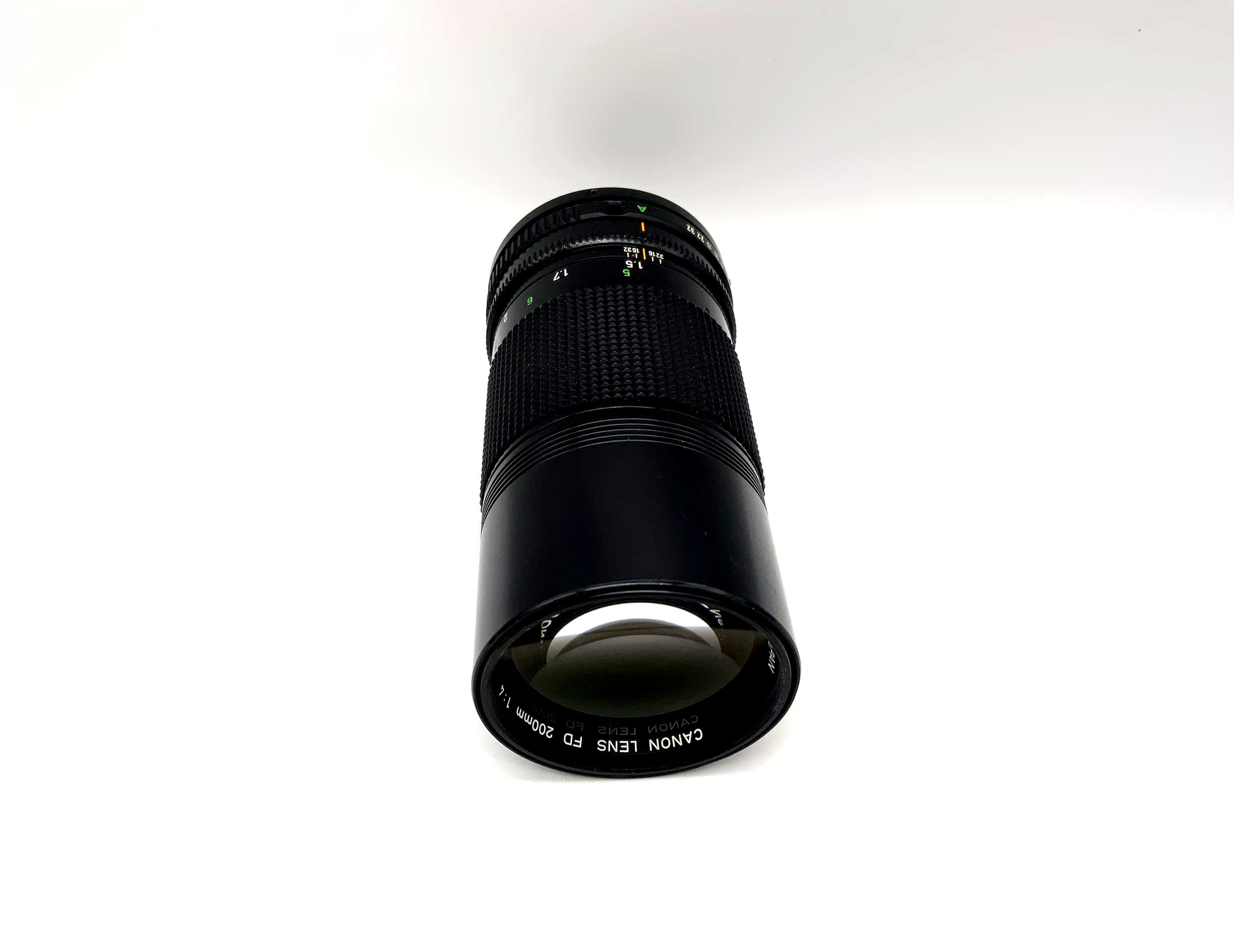 Canon 200mm 1:4 Objektiv Kamera Camera Lens (Canon FD)
