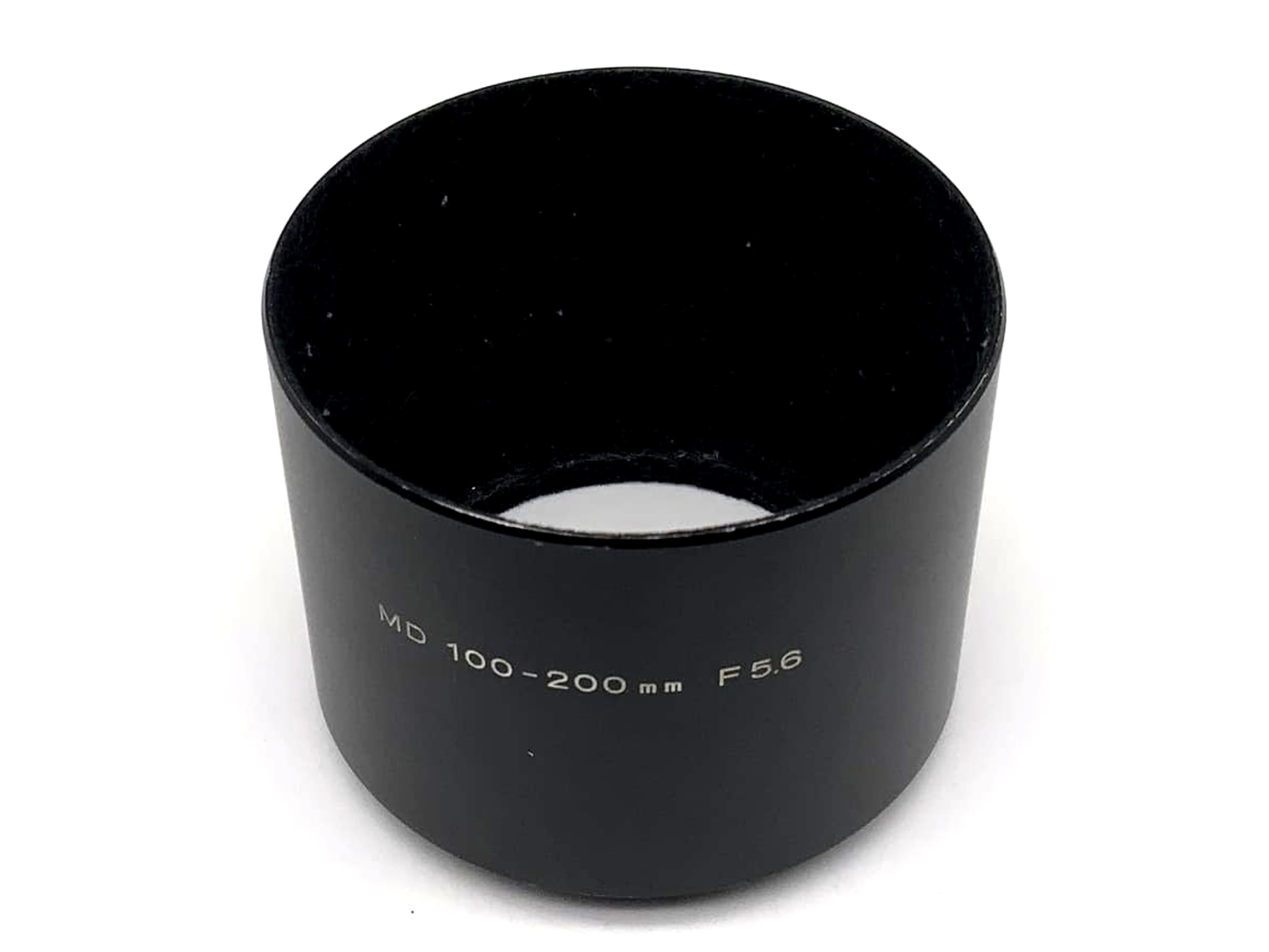 Minolta MD 100-200mm F5.6 Gegenlichtblende Metall metal lenshood Sonnenblende
