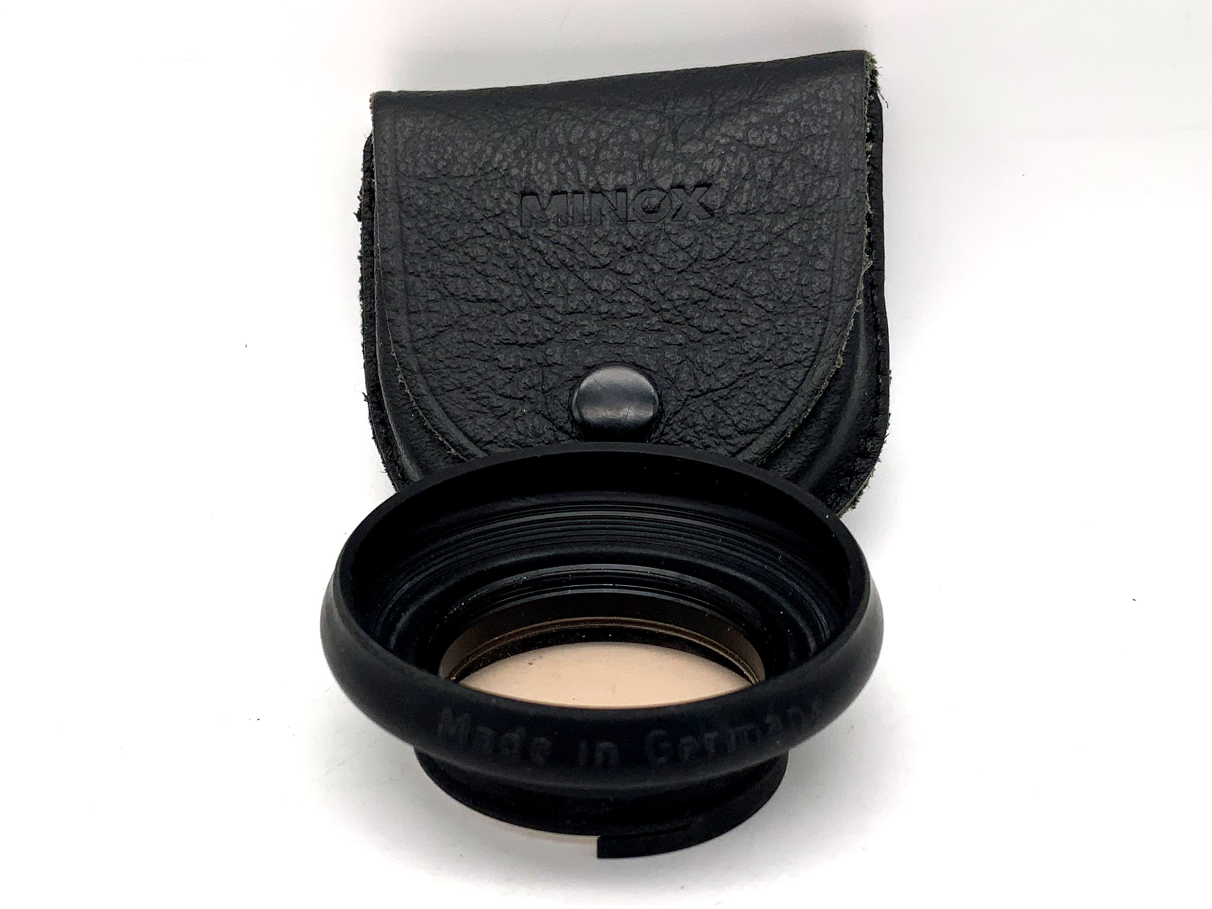 Minox 35ML/GT/PL/PE Gegenlichtblende Blende+Schutzfilter in Case Sonnenblende