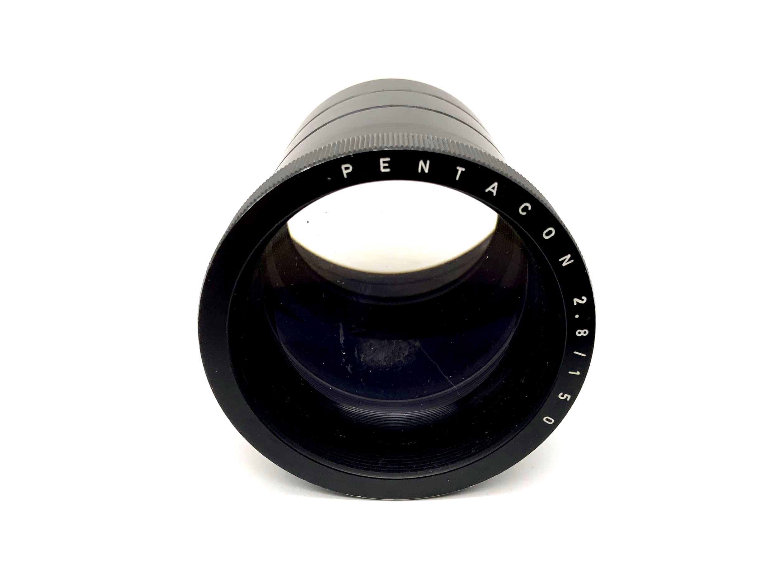 Pentacon 150mm 1:2.8 Projektorlinse Bokeh Trioplan Großformat für 6x6