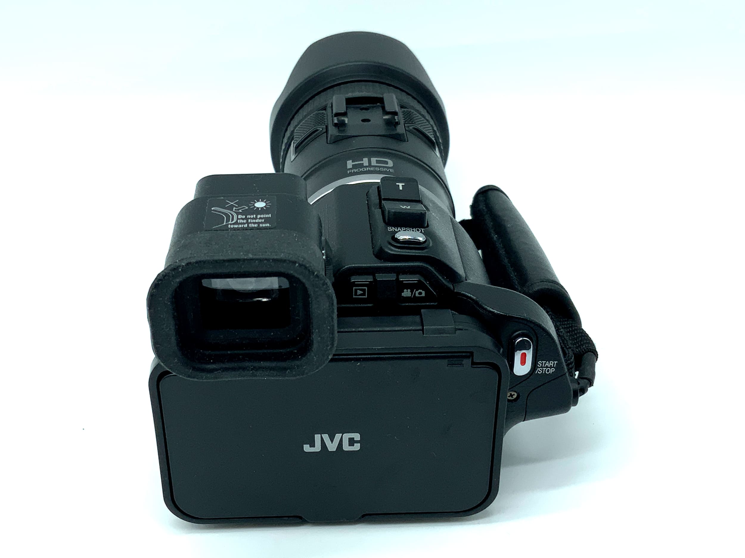 JVC GC-PX100BE Camcorder mit 3.76-37.6mm 1:1.2 Videokamera mit Akku