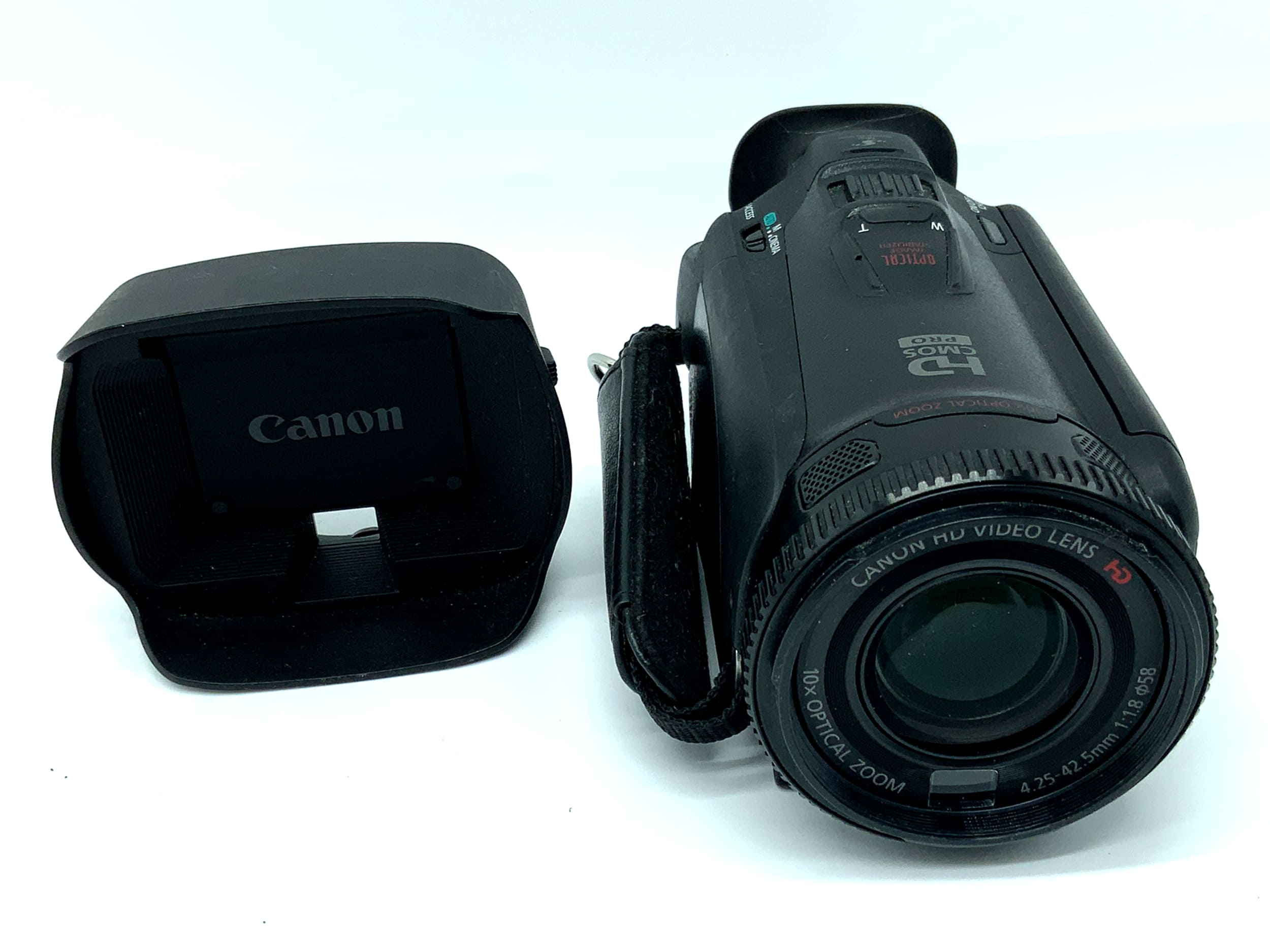 Canon Legria HF G25 Camcorder mit 4.25-42.5mm 1:1.8 Videokamera mit Akku