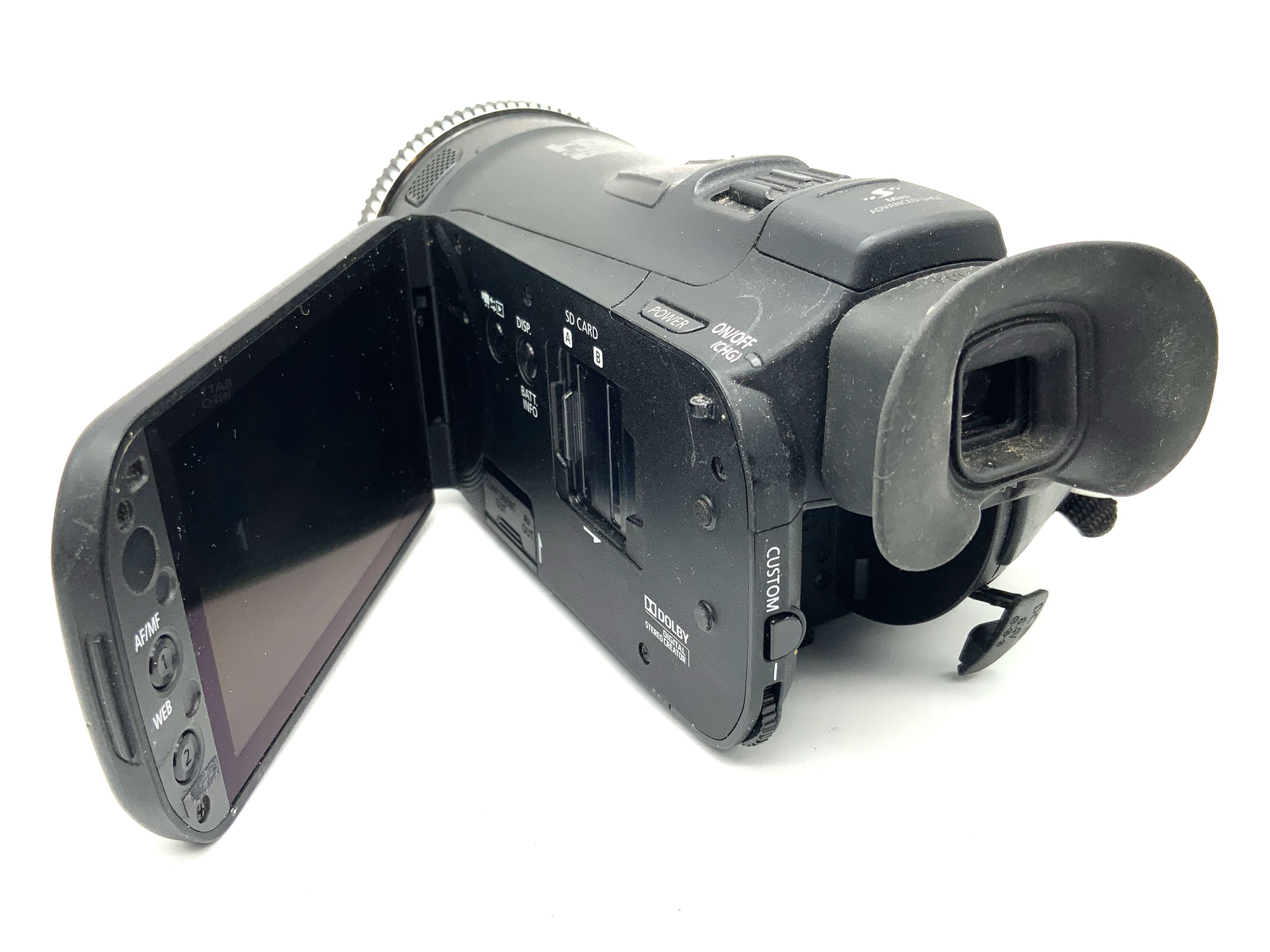 Canon Legria HF G25 Camcorder mit 4.25-42.5mm 1:1.8 Videokamera mit Akku