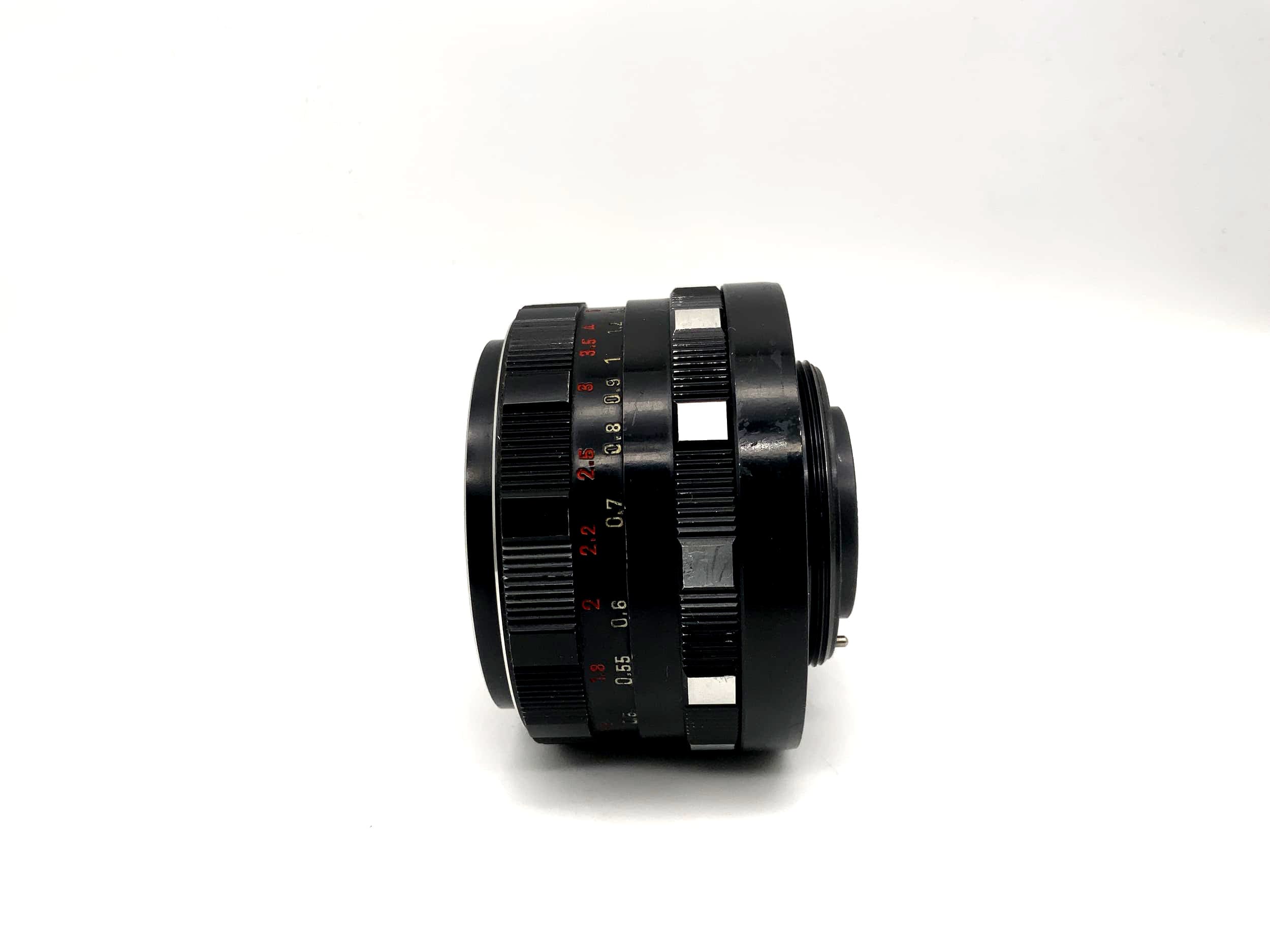Pentacon 50mm 1:1.8 Objektiv electric Kamera Lens (M42) Blende!