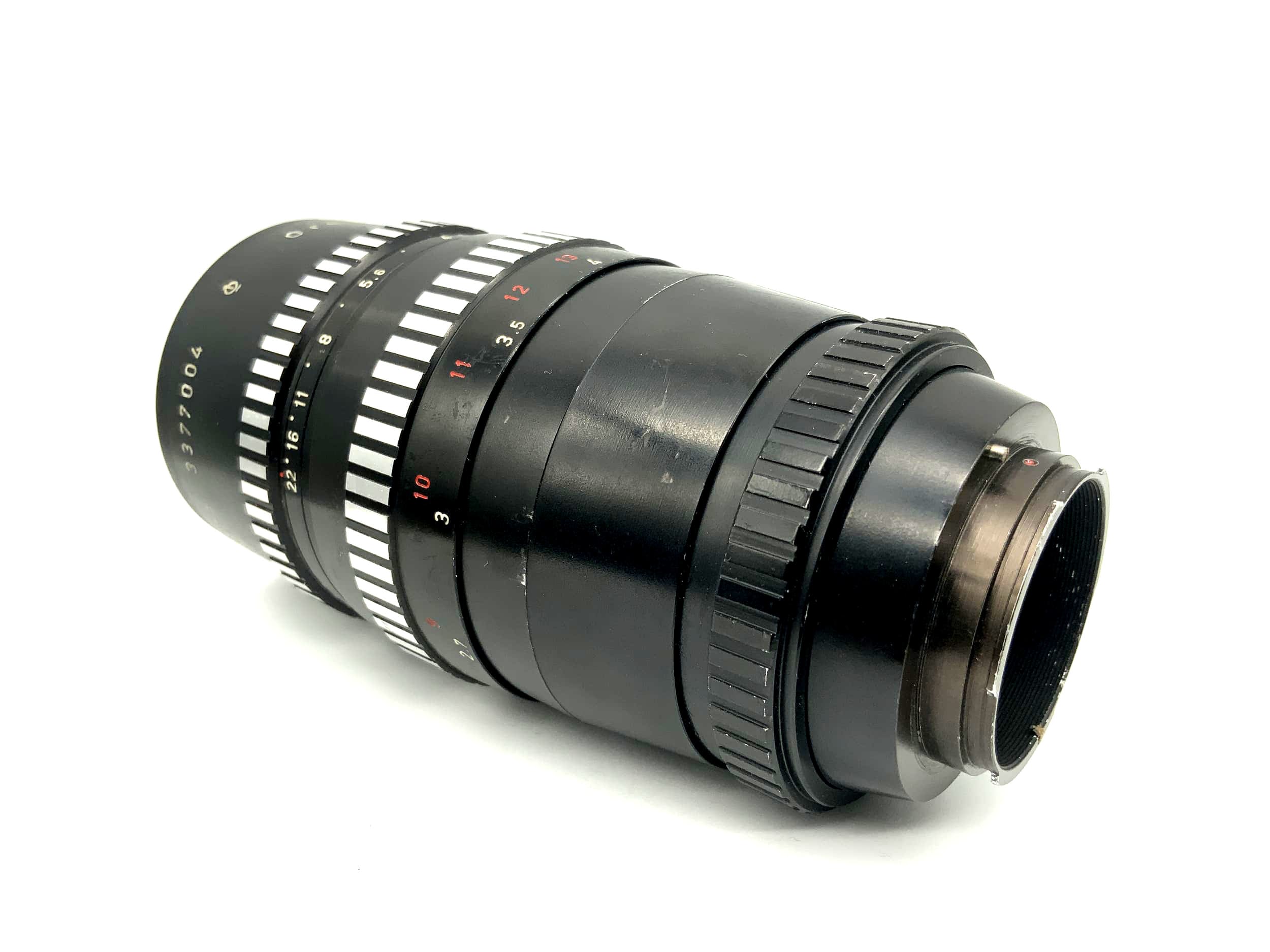 Meyer Optik Görlitz 200mm 1:4 Objektiv Orestegor Kamera Lens (Exa) Blende!