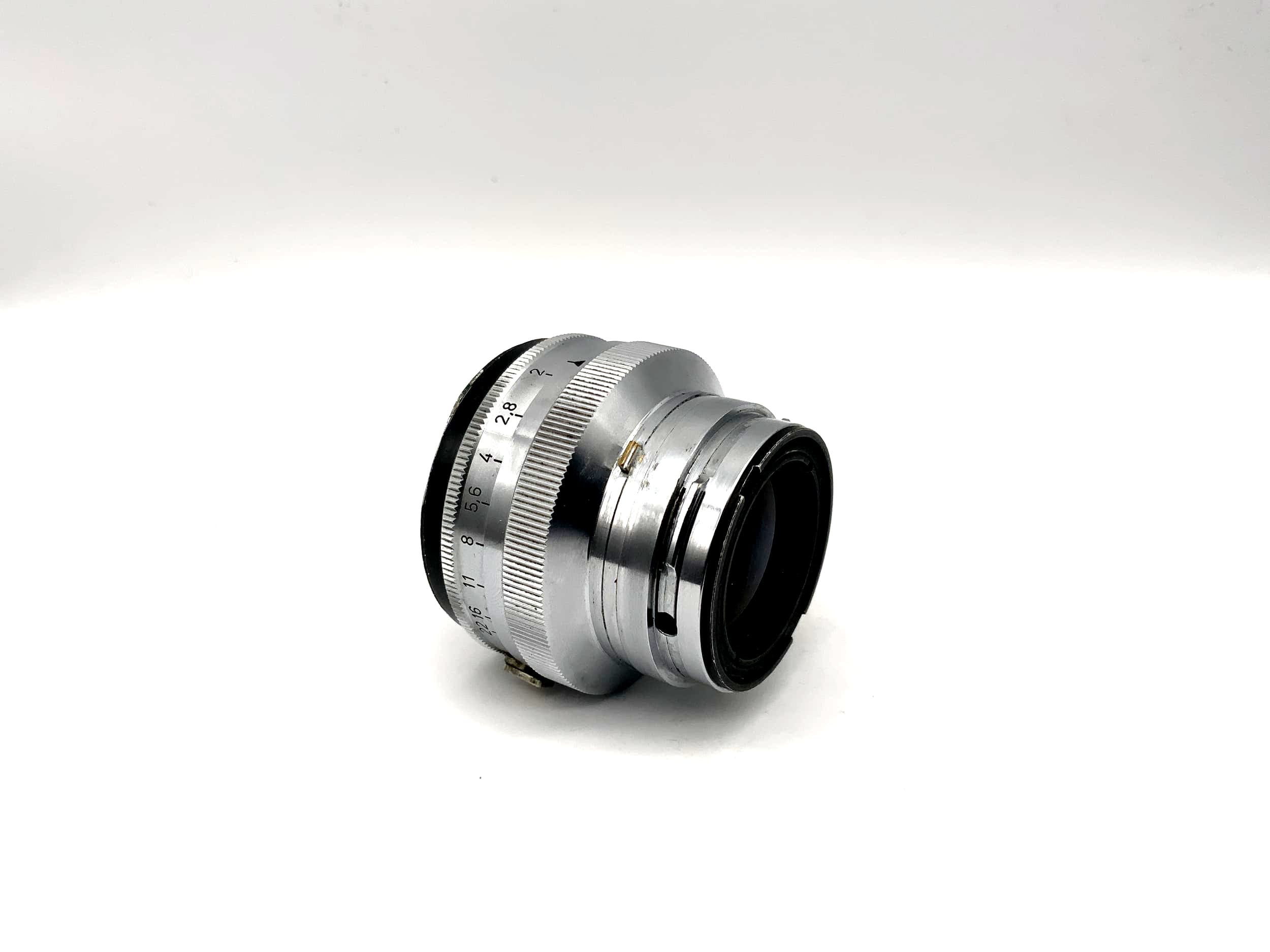 Carl Zeiss 50mm 1:2 Objektiv Sonnar Alu Kamera Lens (Contax RF) Nebel!