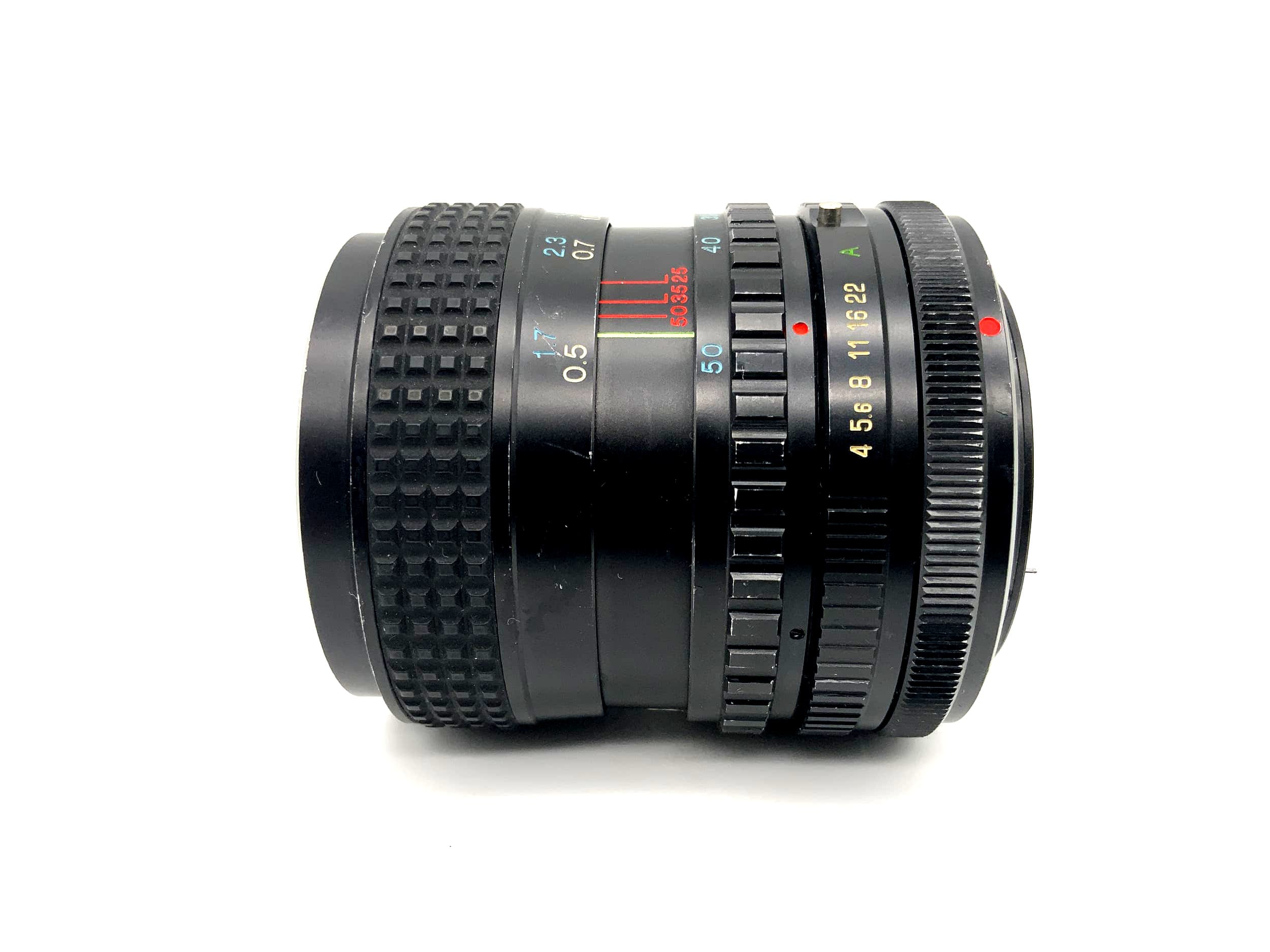 Tokina 25-50mm 1:4 Objektiv RMC Kamera Lens (Canon FD) Nebel!