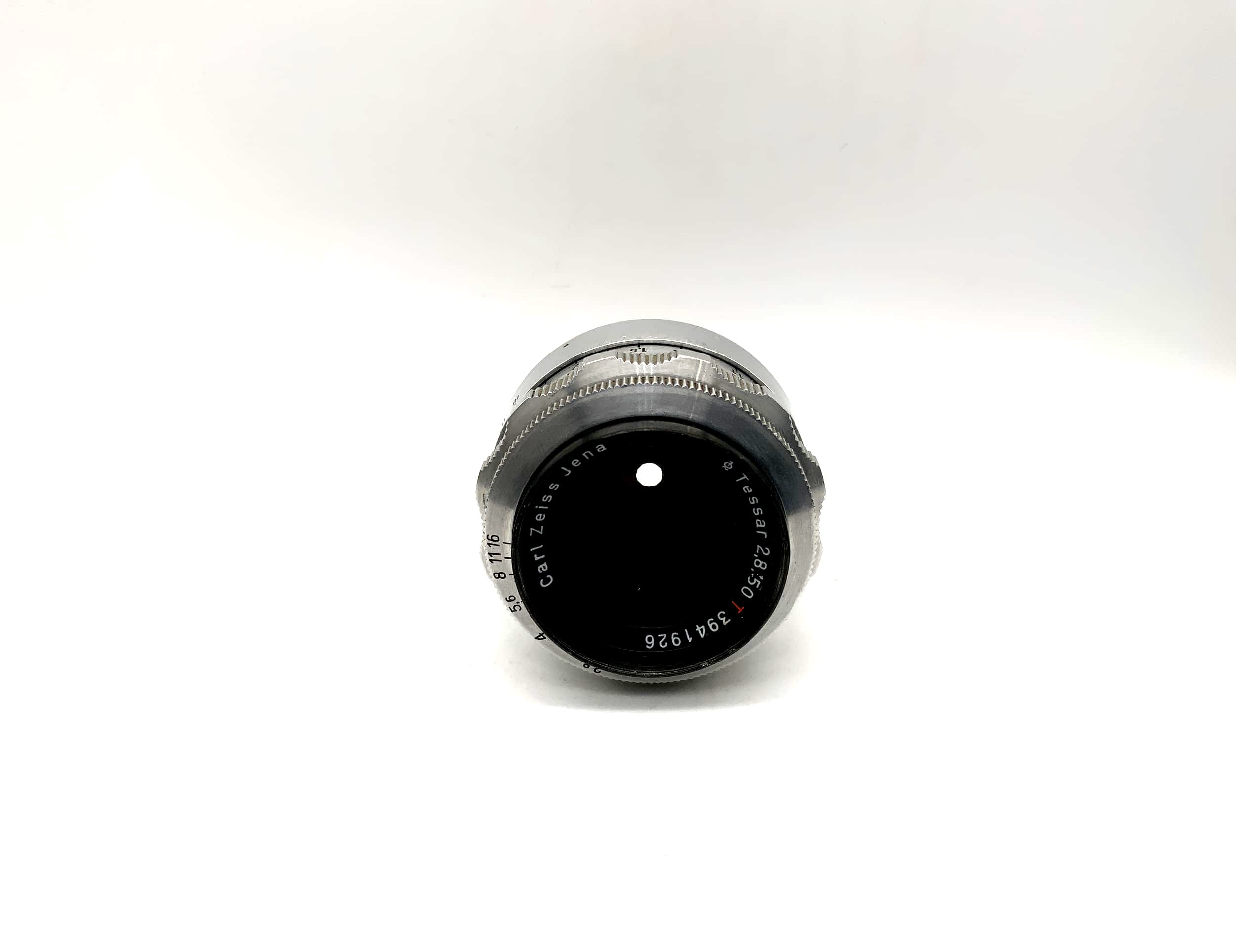 Carl Zeiss 50mm 1:2.8 Objektiv Tessar 12 Blades red T Kamera Camera Lens (Exa)