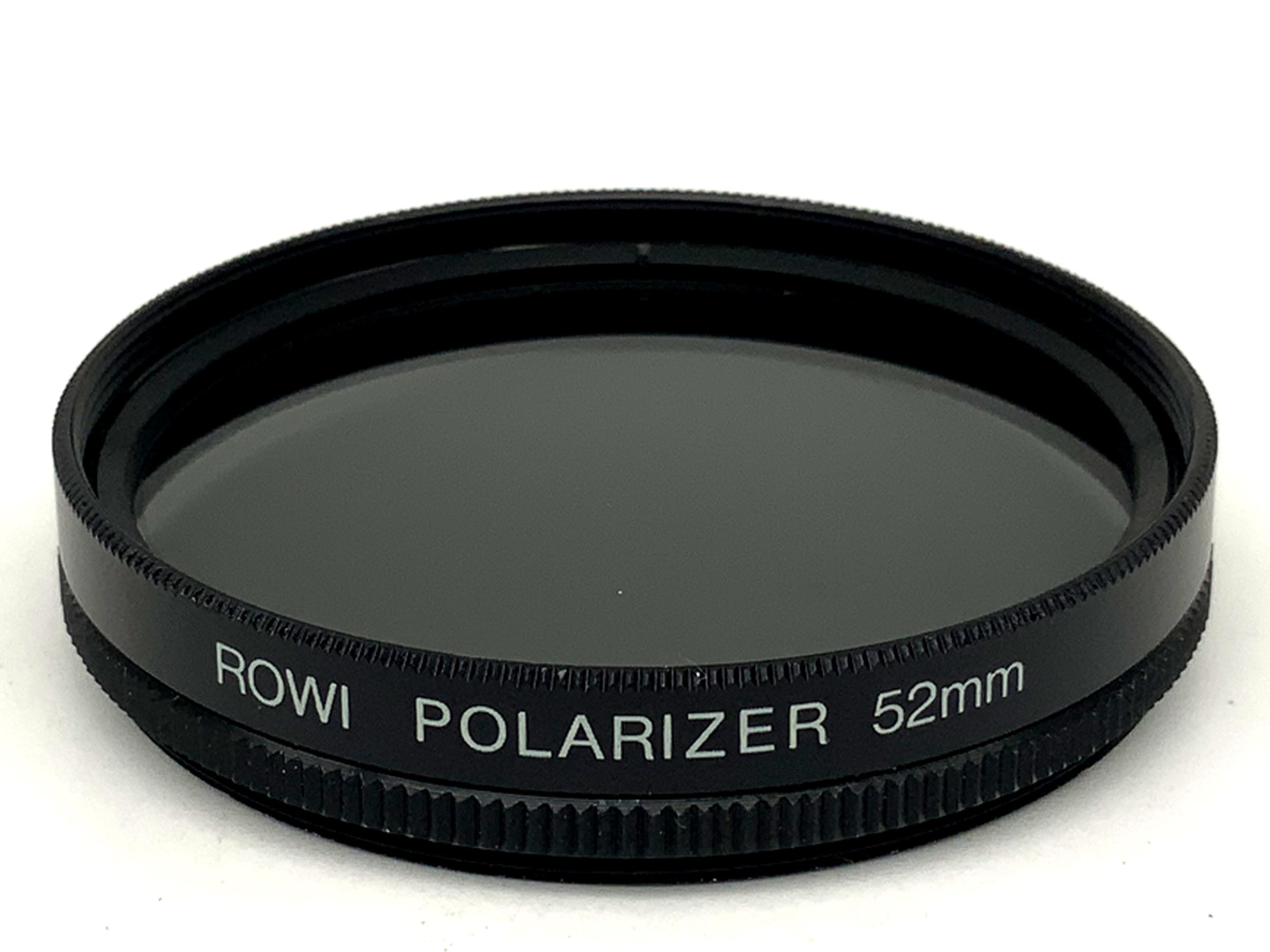 Rowi Polfilter Polarizer Filter 52mm Kreisförmig Filtergewinde