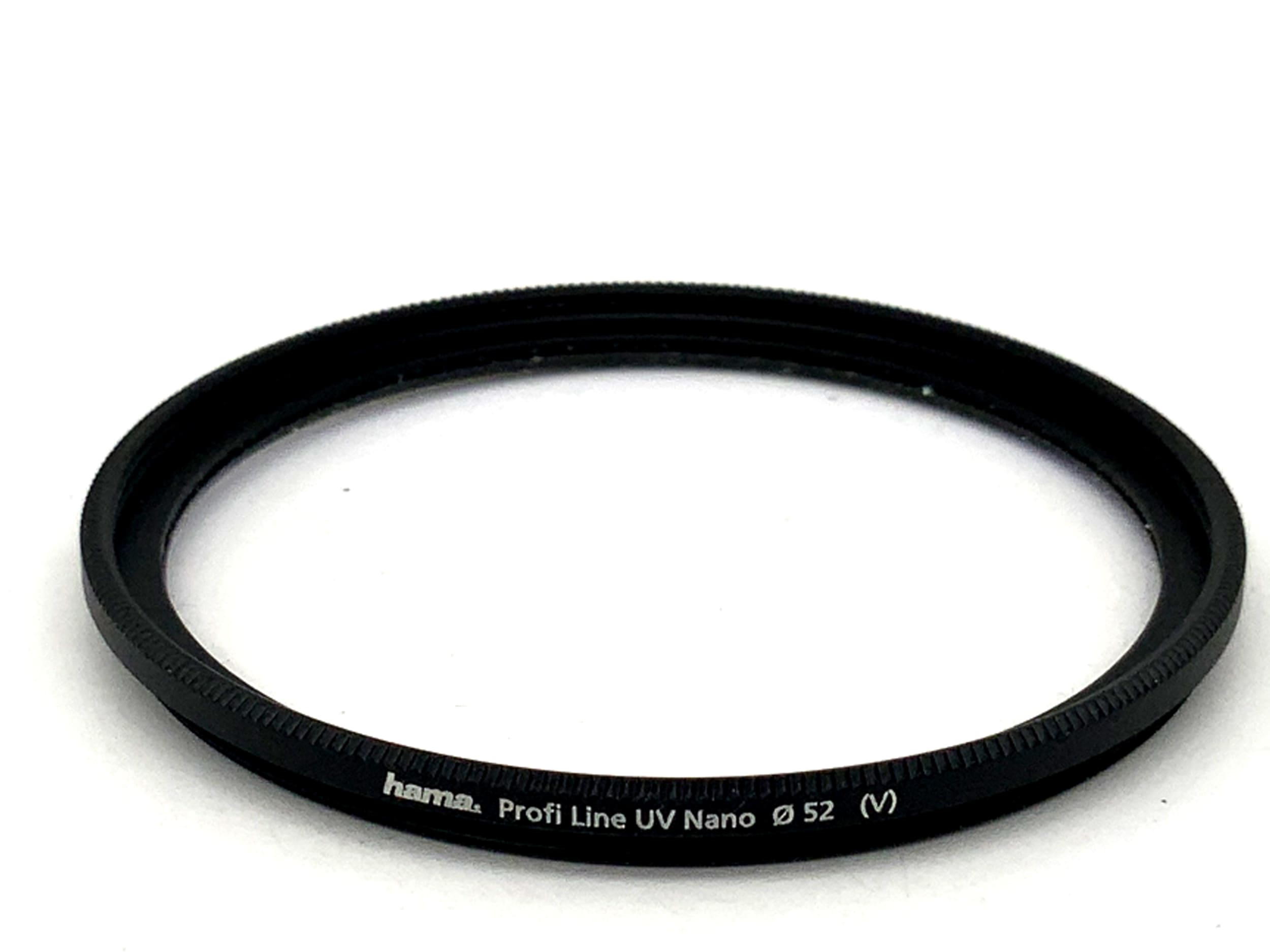 Hama UV Profi Line UV Nano (V) Filter 52mm Kreisförmig Filtergewinde