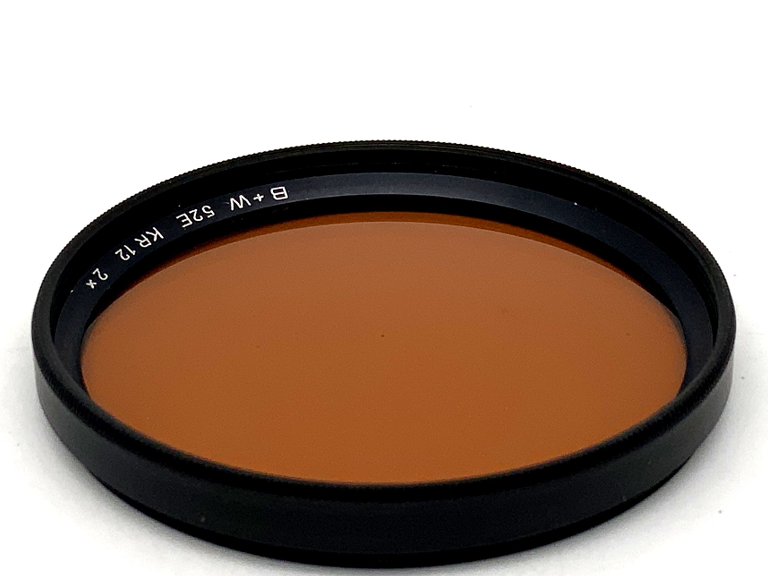 B+W Korrekturfilter 52E KR 12 2x Filter 52mm Kreisförmig Filtergewinde