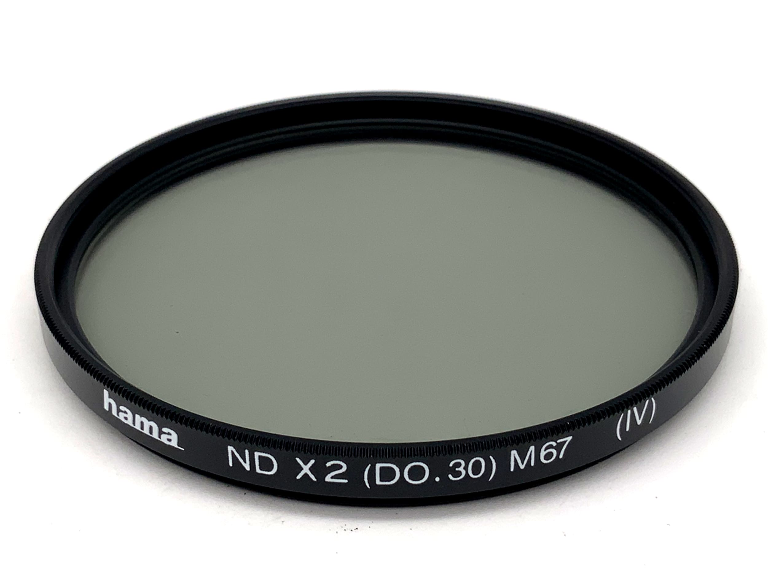 Hama Graufilter ND X2 (DO.30) M67 (IV) Filter 67mm Kreisförmig Filtergewinde