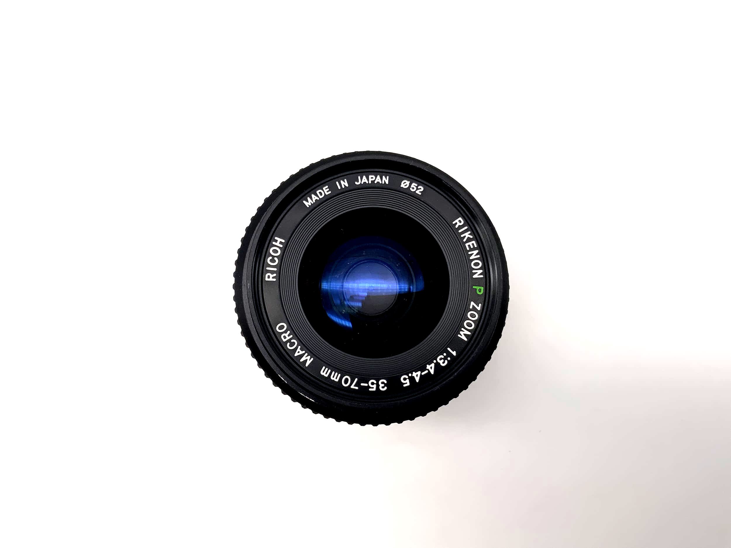 Ricoh 35-70mm 1:3.4-4.5 Objektiv Rikenon P Macro Kamera Camera Lens (Pentax K)