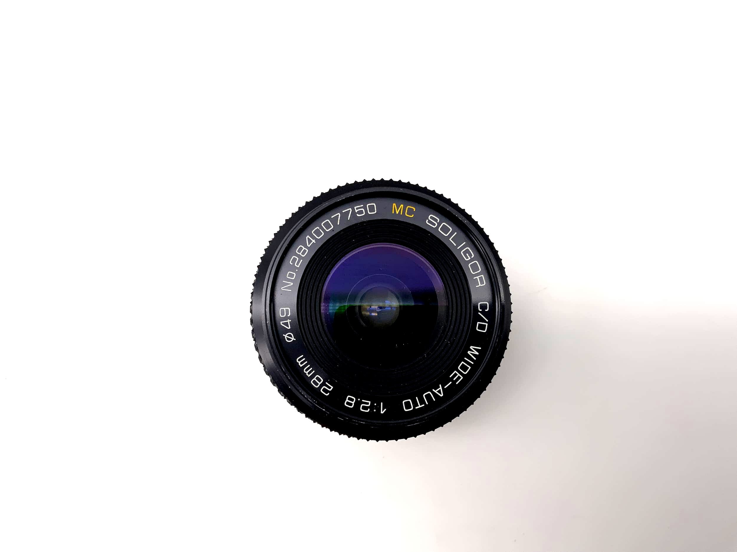 Soligor 28mm 1:2,8 Objektiv C/D Wide-Auto Weitwinkel MC Kamera Lens (Pentax K)