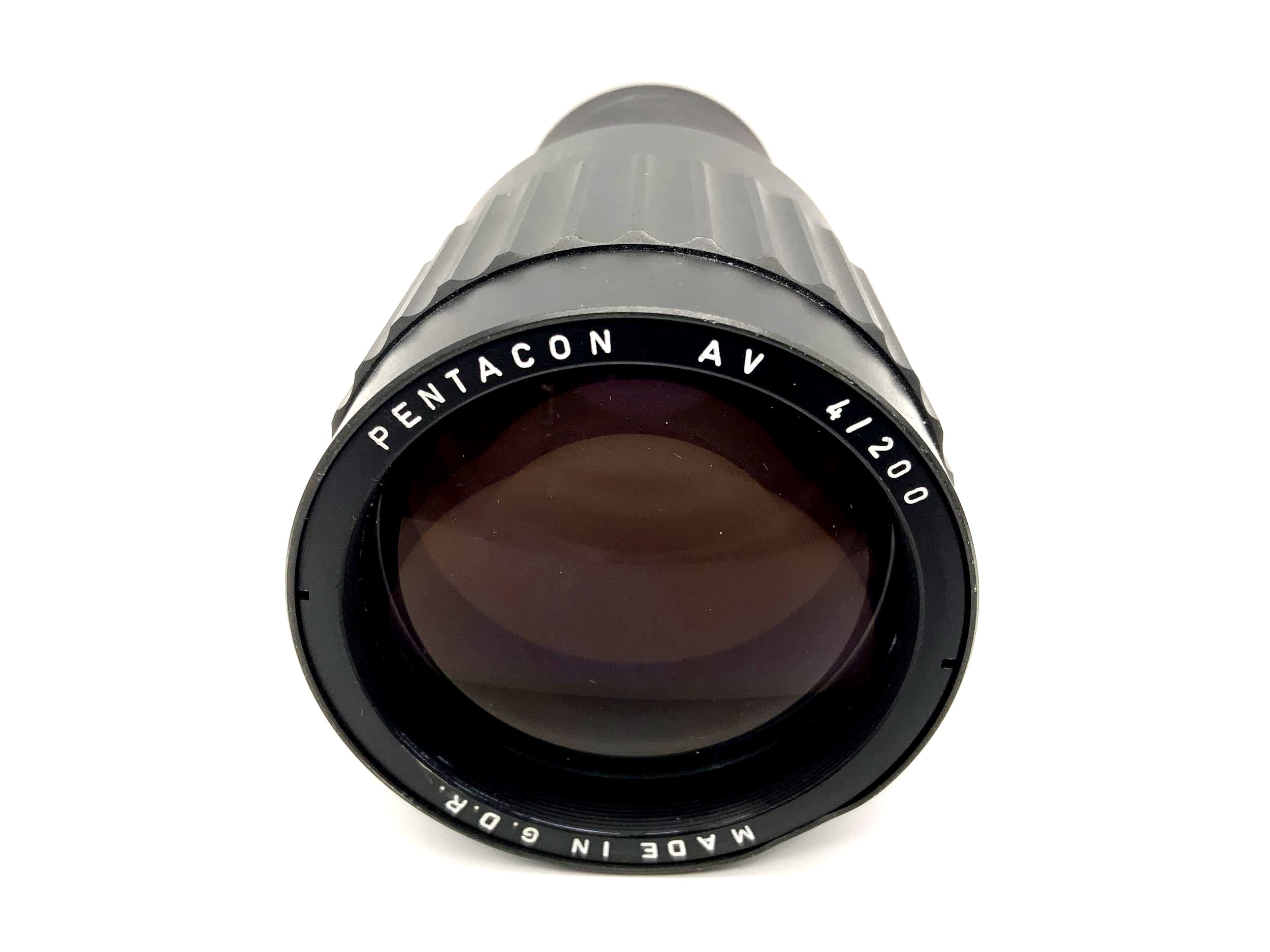 Pentacon 200mm 1:4 Projektorlinse AV G.D.R Lens Linse (Schneckengewinde)