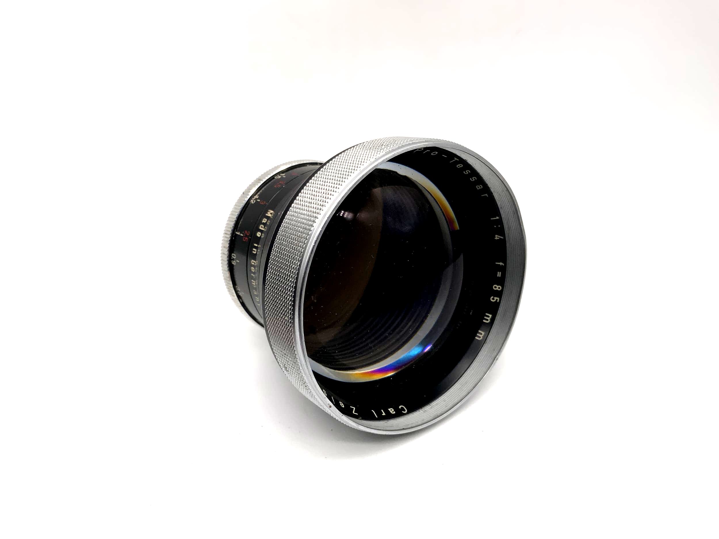 Carl Zeiss 85mm 1:4 Objektiv Pro Tessar für Contaflex Kamera Camera Lens (DKL)