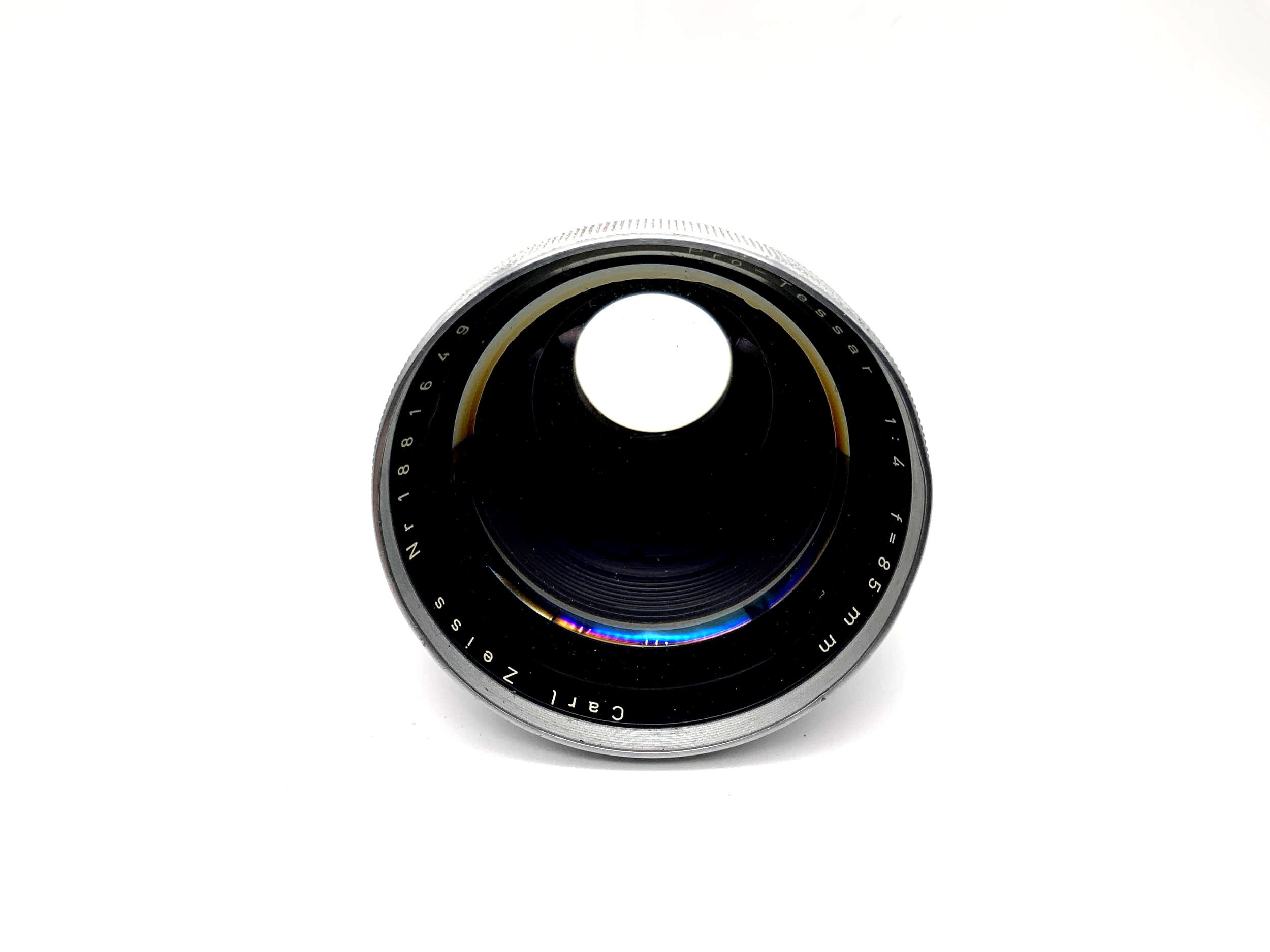 Carl Zeiss 85mm 1:4 Objektiv Pro Tessar für Contaflex Kamera Camera Lens (DKL)