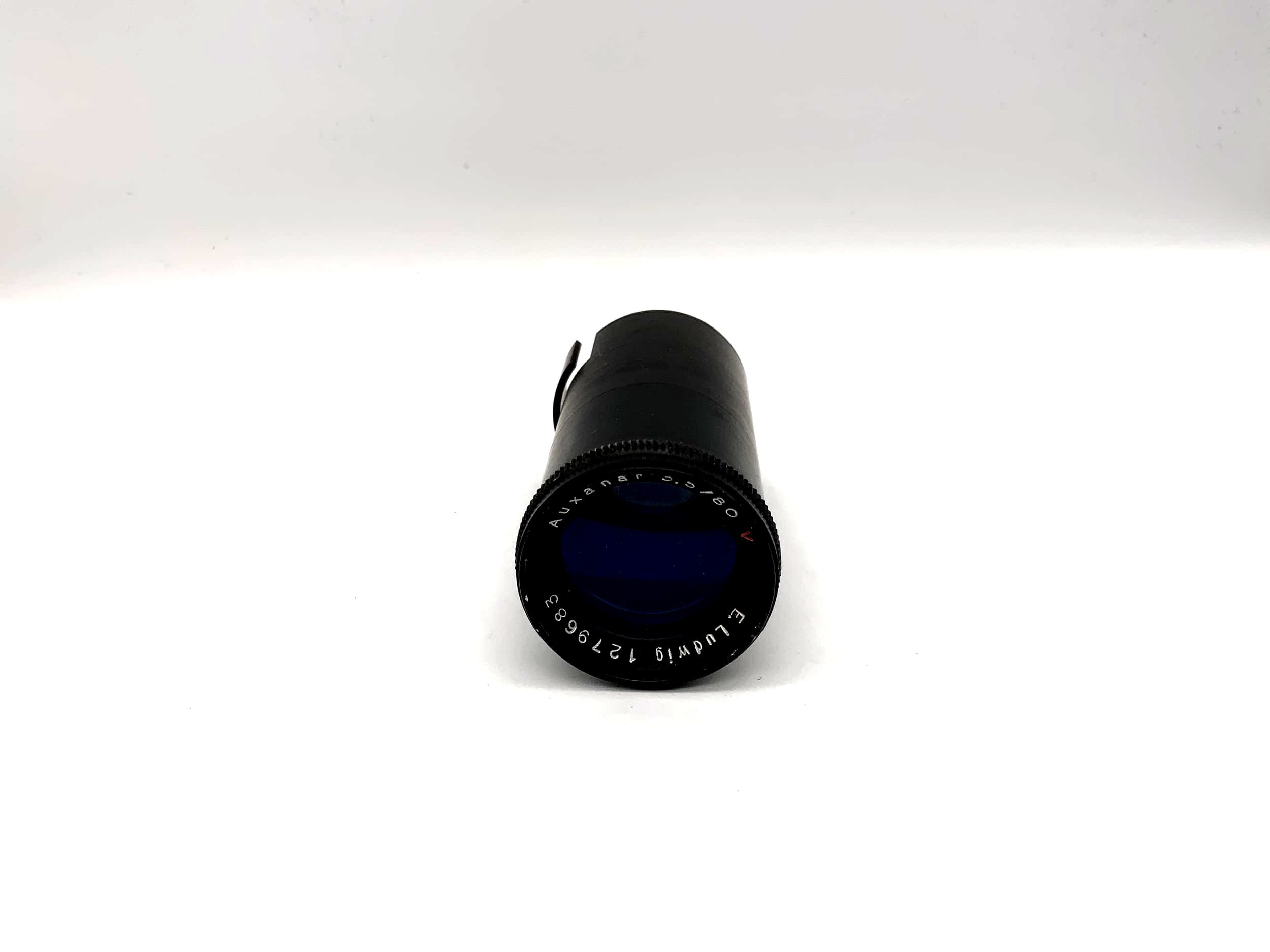 E.Ludwig 80mm 1:3.5 Projektorlinse Auxanar red V Lens Linse (Steckanschluss)