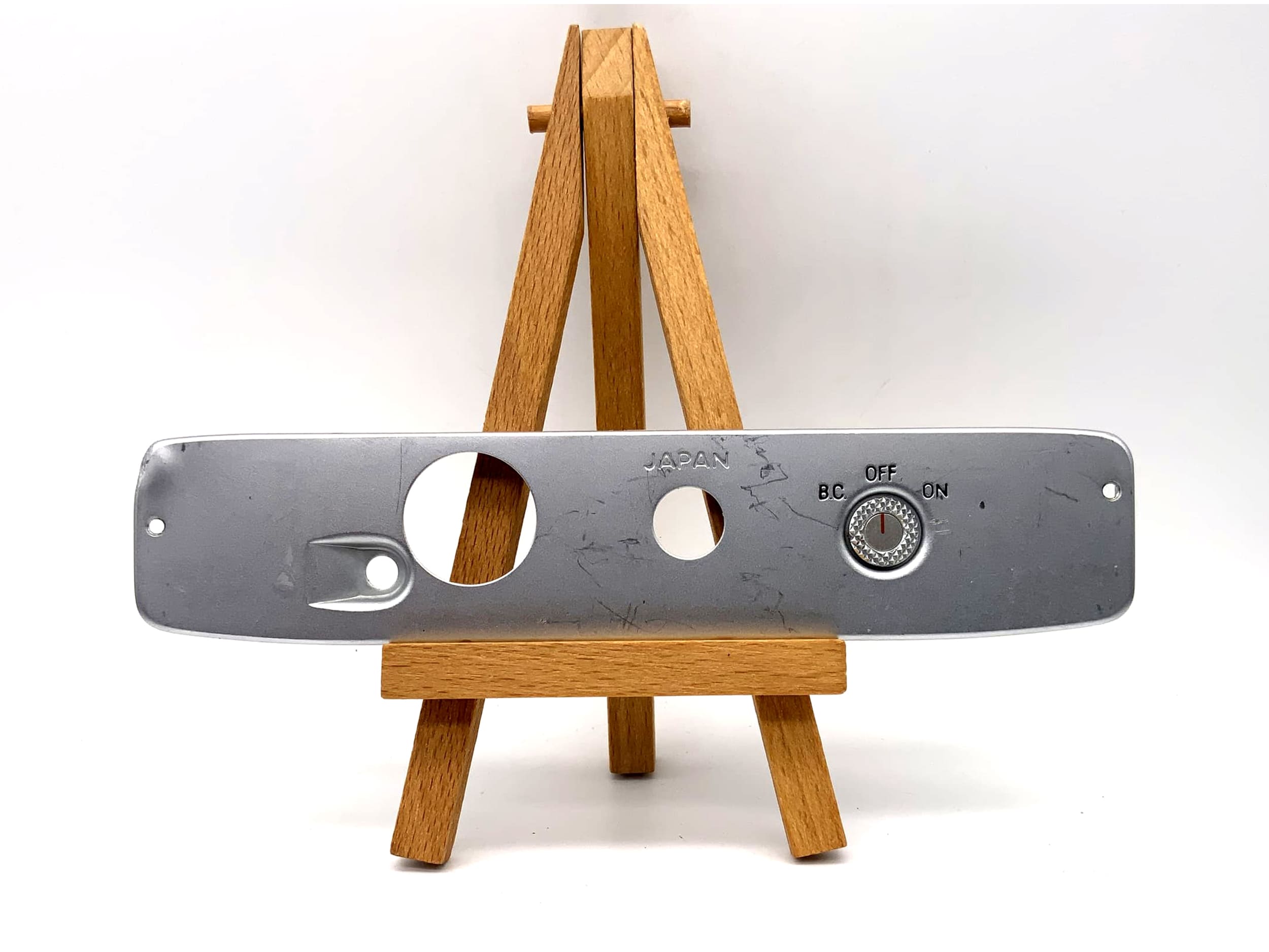 Minolta Bodenplatte SRT 100x silber Base Plate Ersatzteil